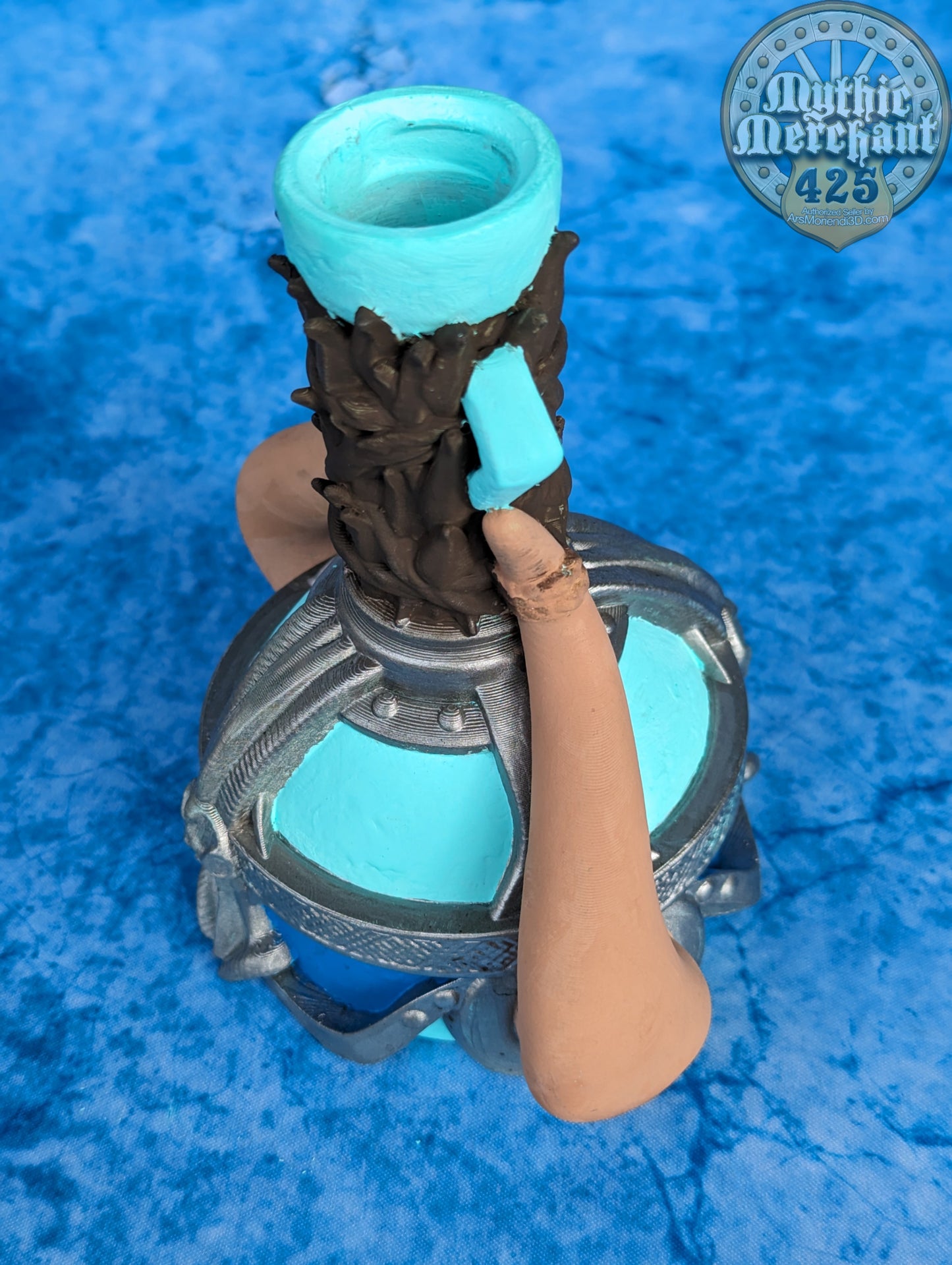 Frost Giant's Strength Potion 3D Printed Dice Jail | RPG Dice Vault | D20 Storage Box | Wargaming - Player Gift - Embrace Icy Power!