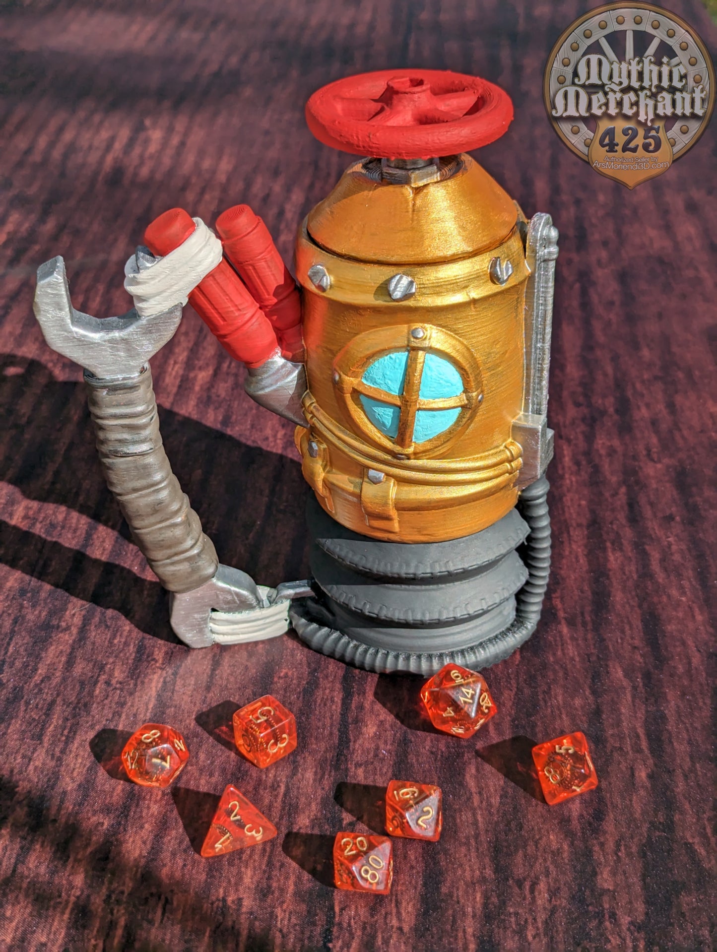 Gadgeteer Steampunk 3D Printed Can Holder | Drink Koozie | Mythic Mugs Collection by Ars Moriendi 3D- Embrace the World of Steampunk!