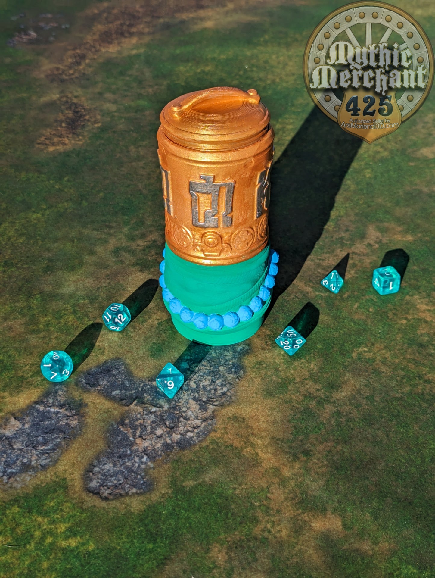 Monk 3D Printed Can Holder- Mythic Mugs Collection by Ars Moriendi 3D- Embrace the Tranquility!