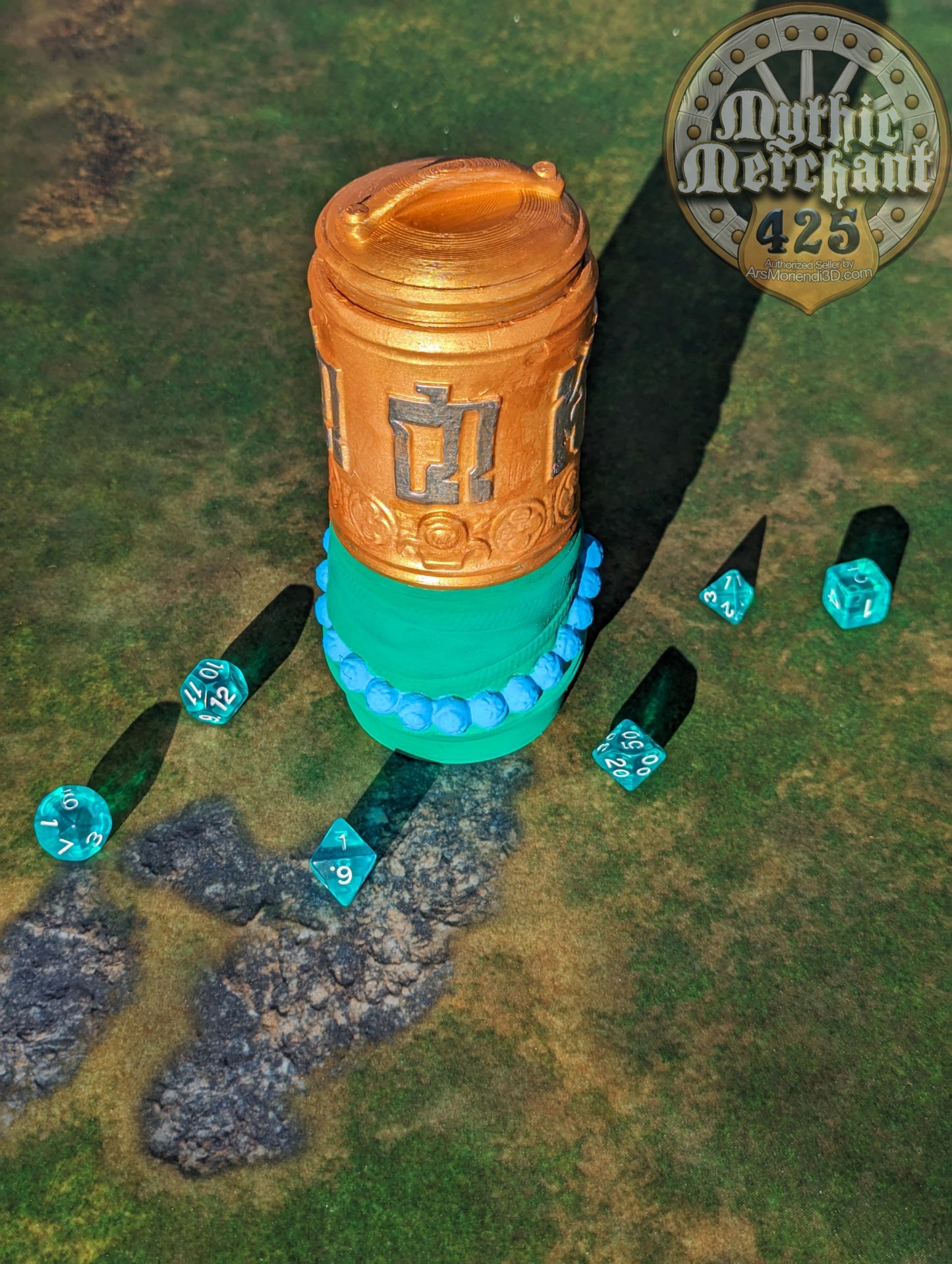 Monk 3D Printed Can Holder- Mythic Mugs Collection by Ars Moriendi 3D- Embrace the Tranquility!