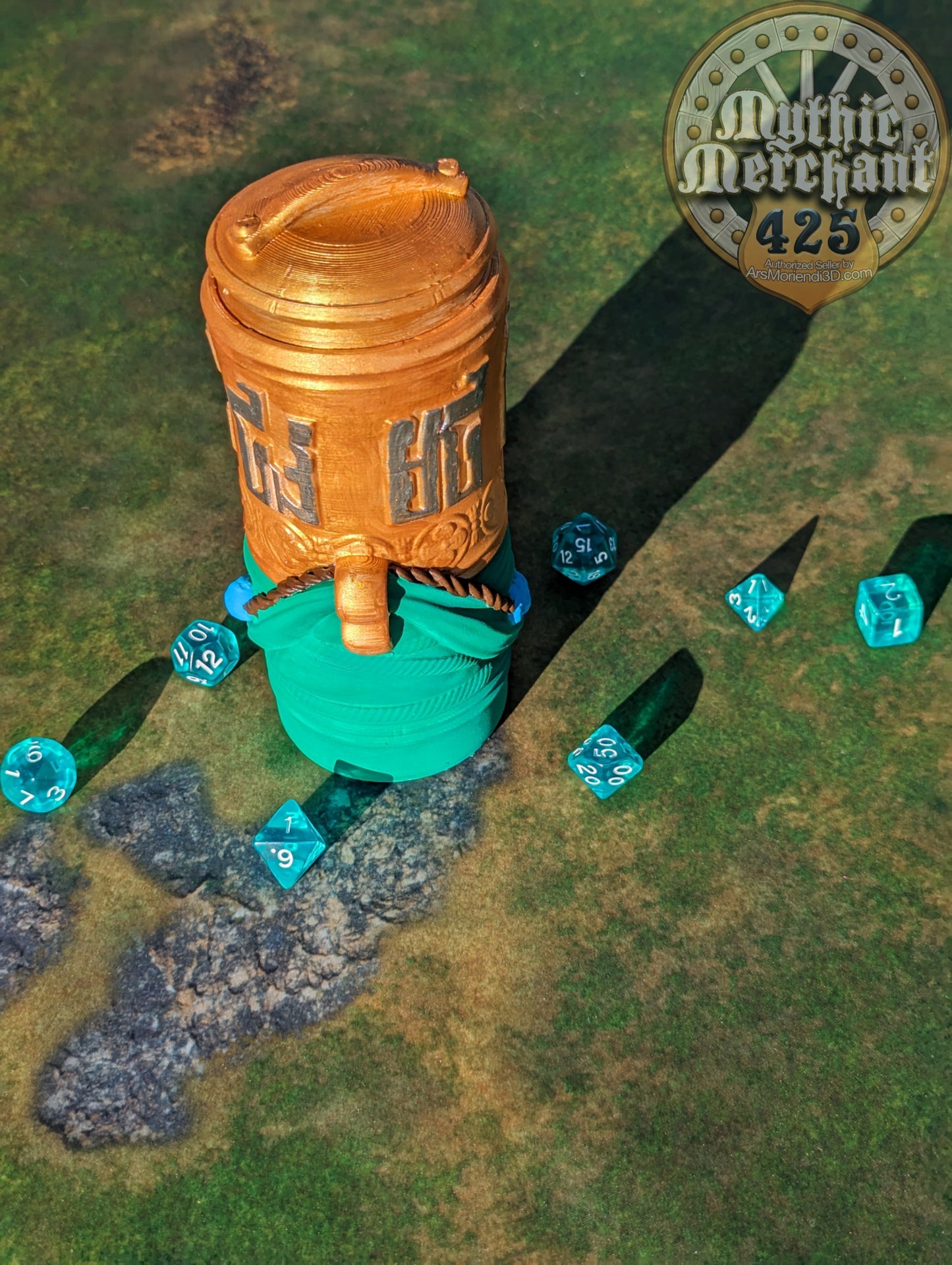 Monk 3D Printed Can Holder- Mythic Mugs Collection by Ars Moriendi 3D- Embrace the Tranquility!