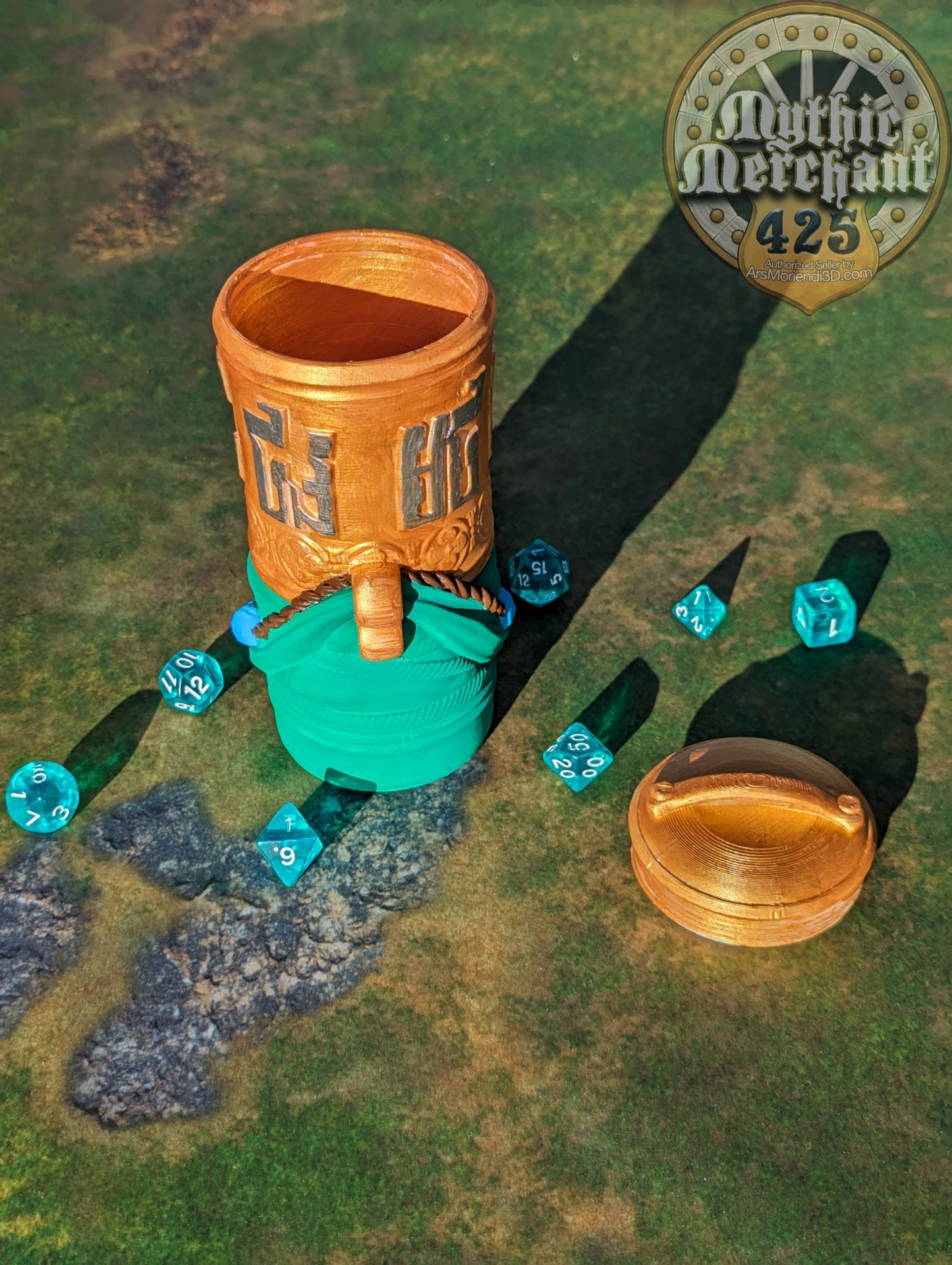 Monk 3D Printed Can Holder- Mythic Mugs Collection by Ars Moriendi 3D- Embrace the Tranquility!