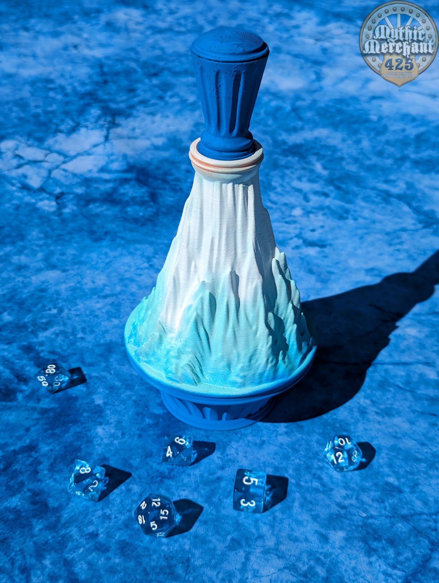 Cloud Giant's Strength Potion 3D Printed Dice Jail | RPG Dice Vault | D20 Storage Box | Wargaming - Player Gift - Unleash Mighty Rolls!