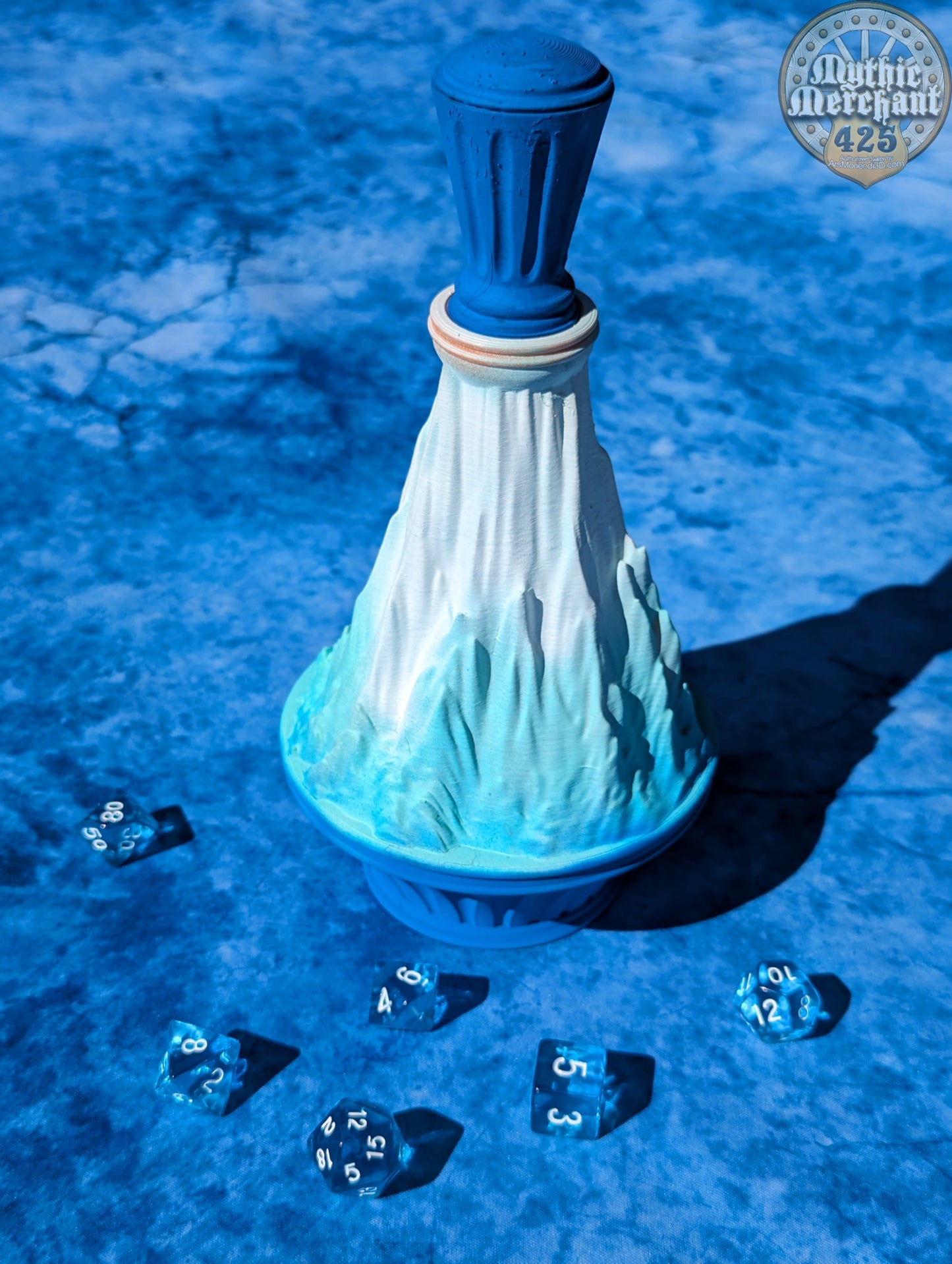 Cloud Giant's Strength Potion 3D Printed Dice Jail | RPG Dice Vault | D20 Storage Box | Wargaming - Player Gift - Unleash Mighty Rolls!