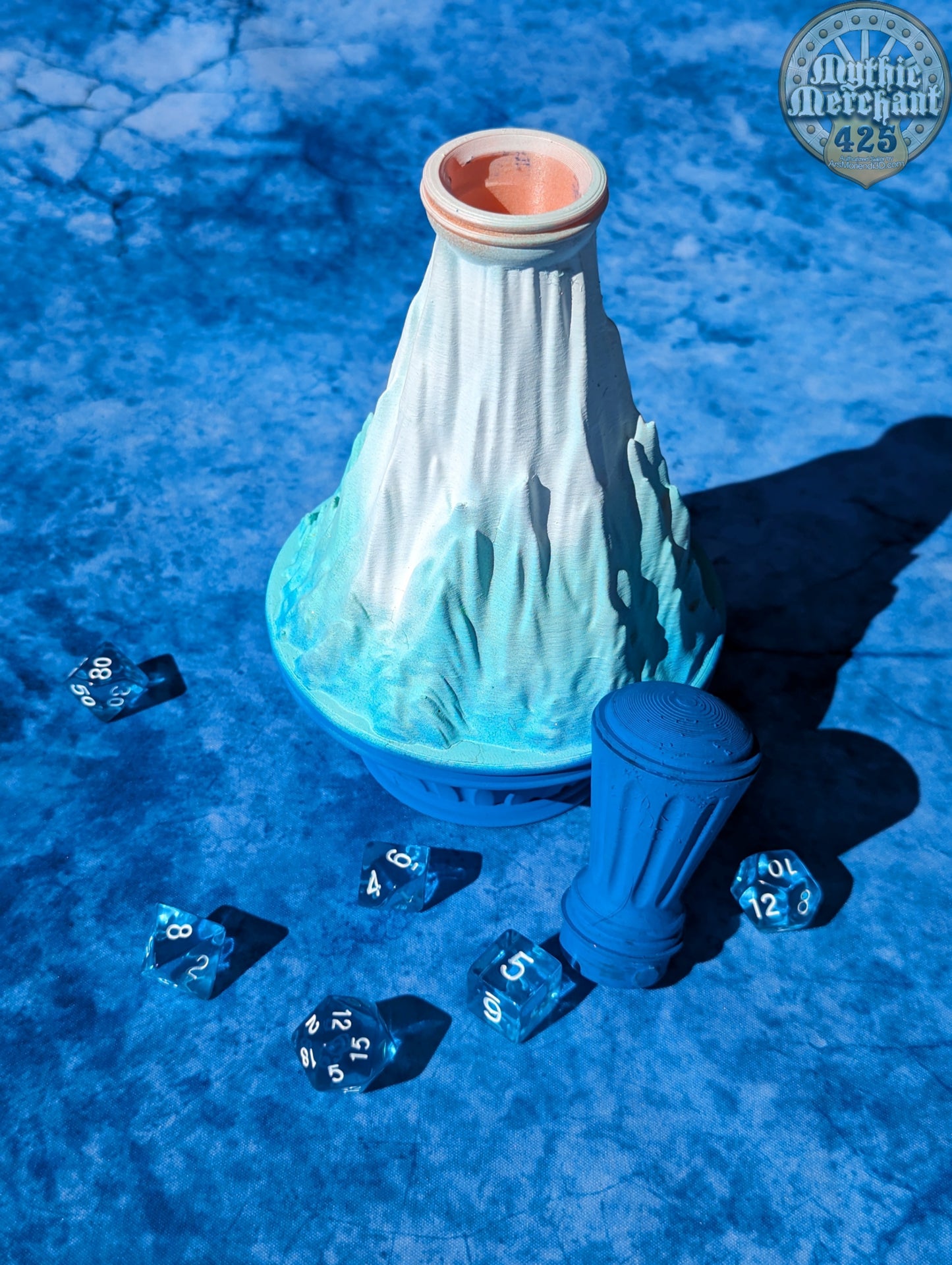 Cloud Giant's Strength Potion 3D Printed Dice Jail | RPG Dice Vault | D20 Storage Box | Wargaming - Player Gift - Unleash Mighty Rolls!