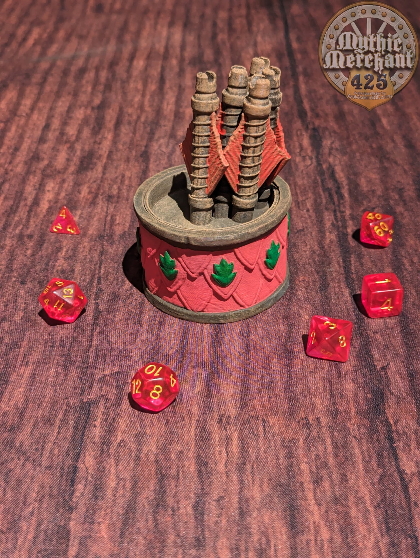 Ranger Class 3D Printed Dice Jail | RPG Dice Vault | D20 Storage Box | Wargaming - Player Gift - Traverse Wild Realms with Precision Rolls.