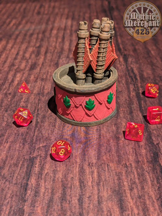 Ranger Class 3D Printed Dice Jail | RPG Dice Vault | D20 Storage Box  | Wargaming - Player Gift - Traverse Wild Realms with Precision Rolls.