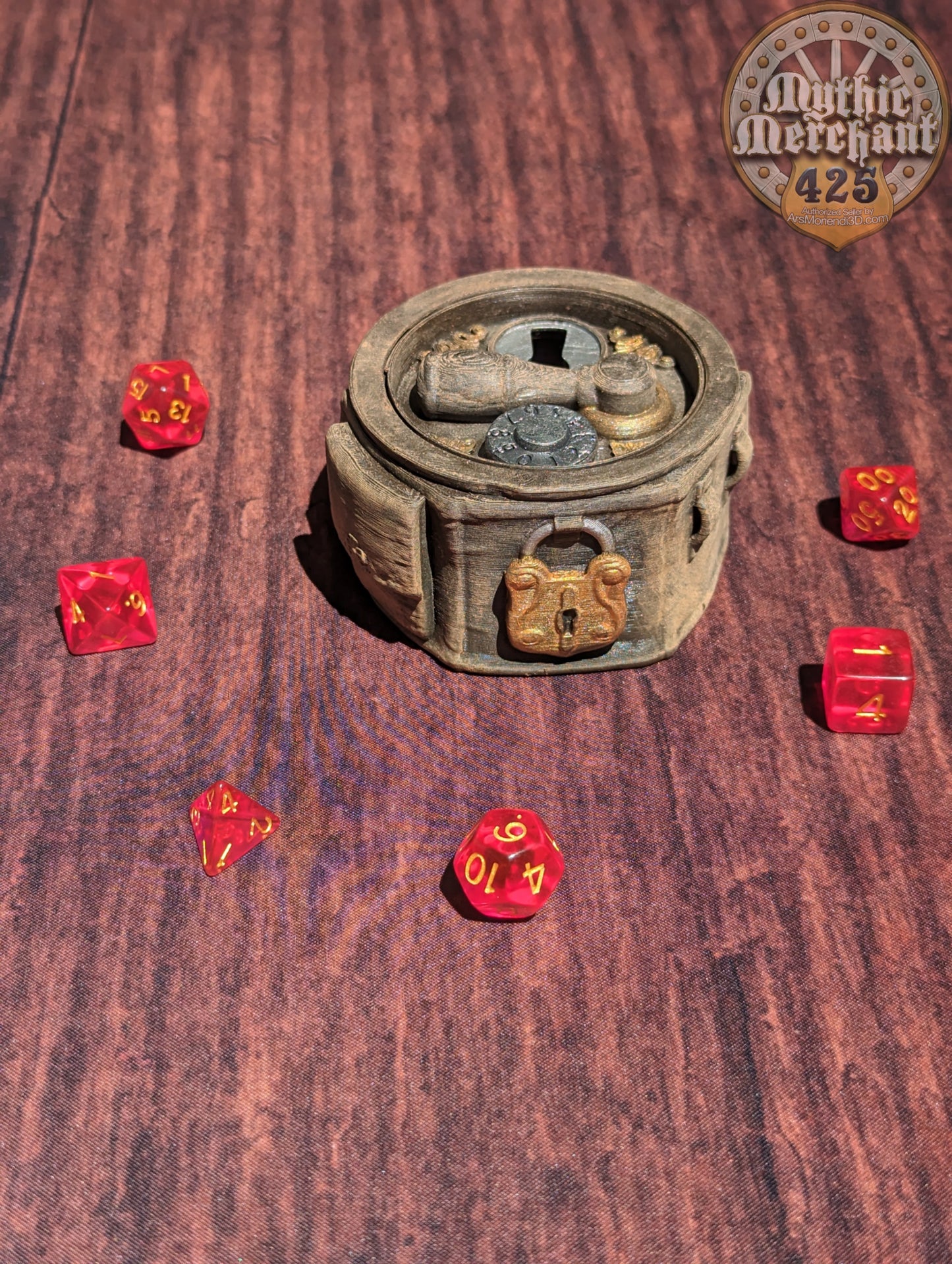 Rogue Class 3D Printed Dice Jail | RPG Dice Vault | D20 Storage Box | Wargaming - Player Gift - Stealth, Shadows & Sharp Rolls.