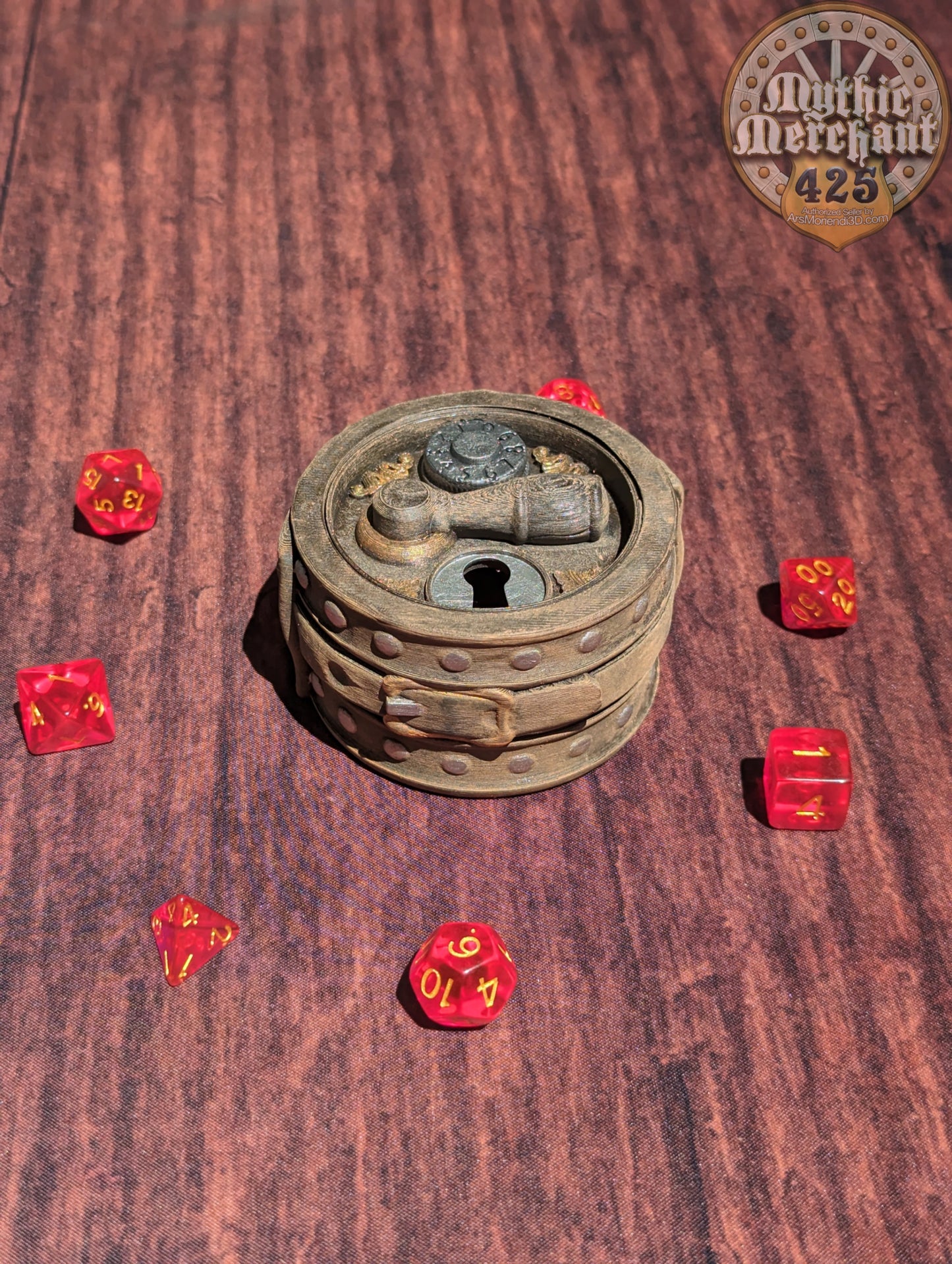Rogue Class 3D Printed Dice Jail | RPG Dice Vault | D20 Storage Box | Wargaming - Player Gift - Stealth, Shadows & Sharp Rolls.