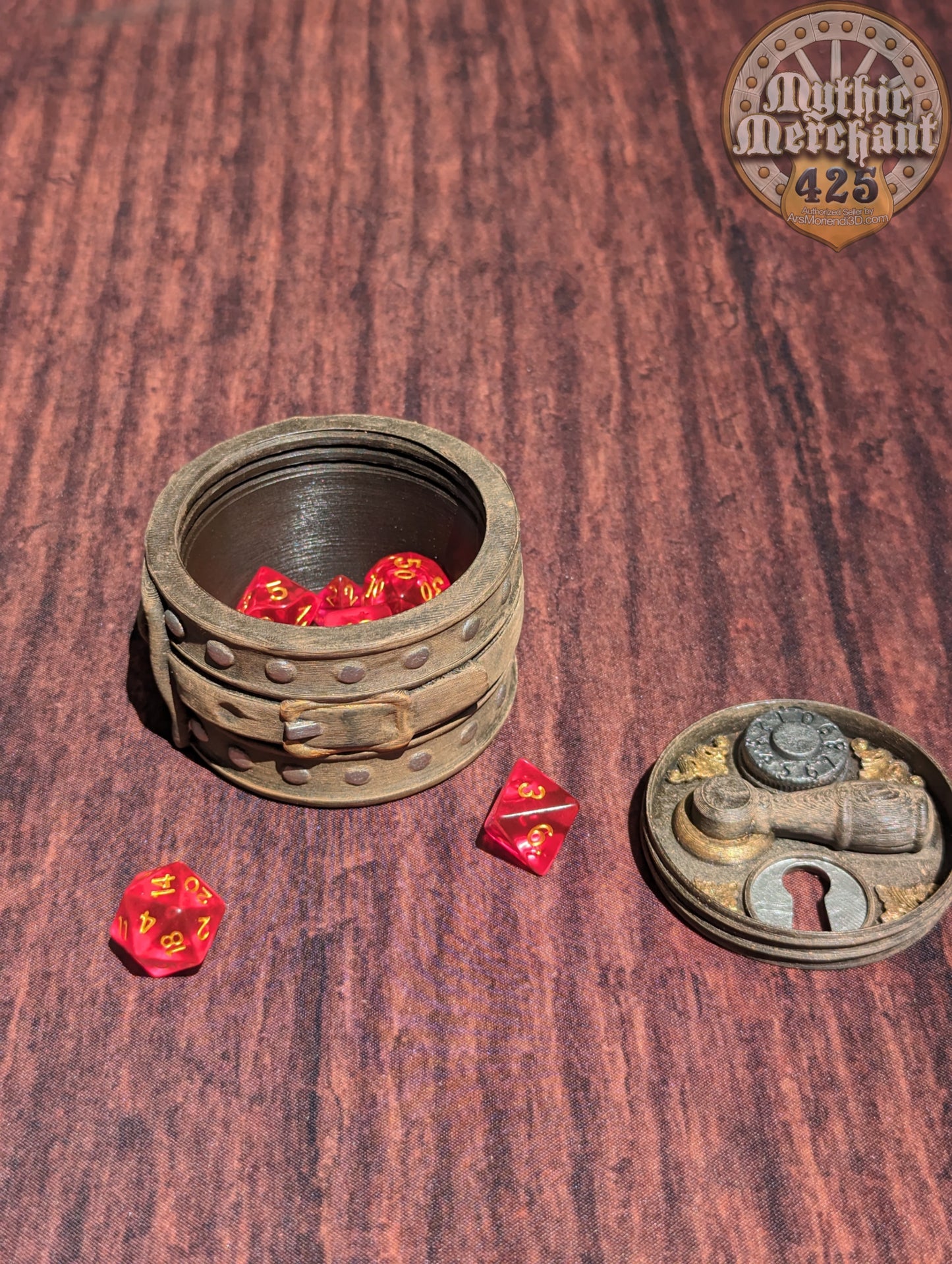 Rogue Class 3D Printed Dice Jail | RPG Dice Vault | D20 Storage Box | Wargaming - Player Gift - Stealth, Shadows & Sharp Rolls.