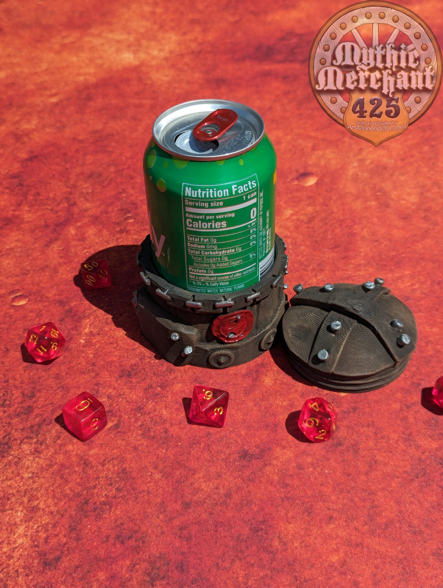 Orc 3D Printed Dice Jail | Fantasy Table Coaster | Goblin Dice Box | DnD Player Gift | Mythic Mugs by Ars Moriendi 3D- Embrace Orcish Might!