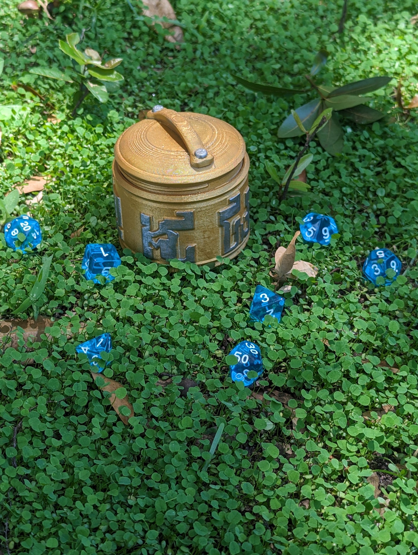 Monk 3D Printed Dice Jail | RPG Dice Vault | Mythic Mugs Collection by Ars Moriendi 3D- Channel Inner Peace with Every Roll!
