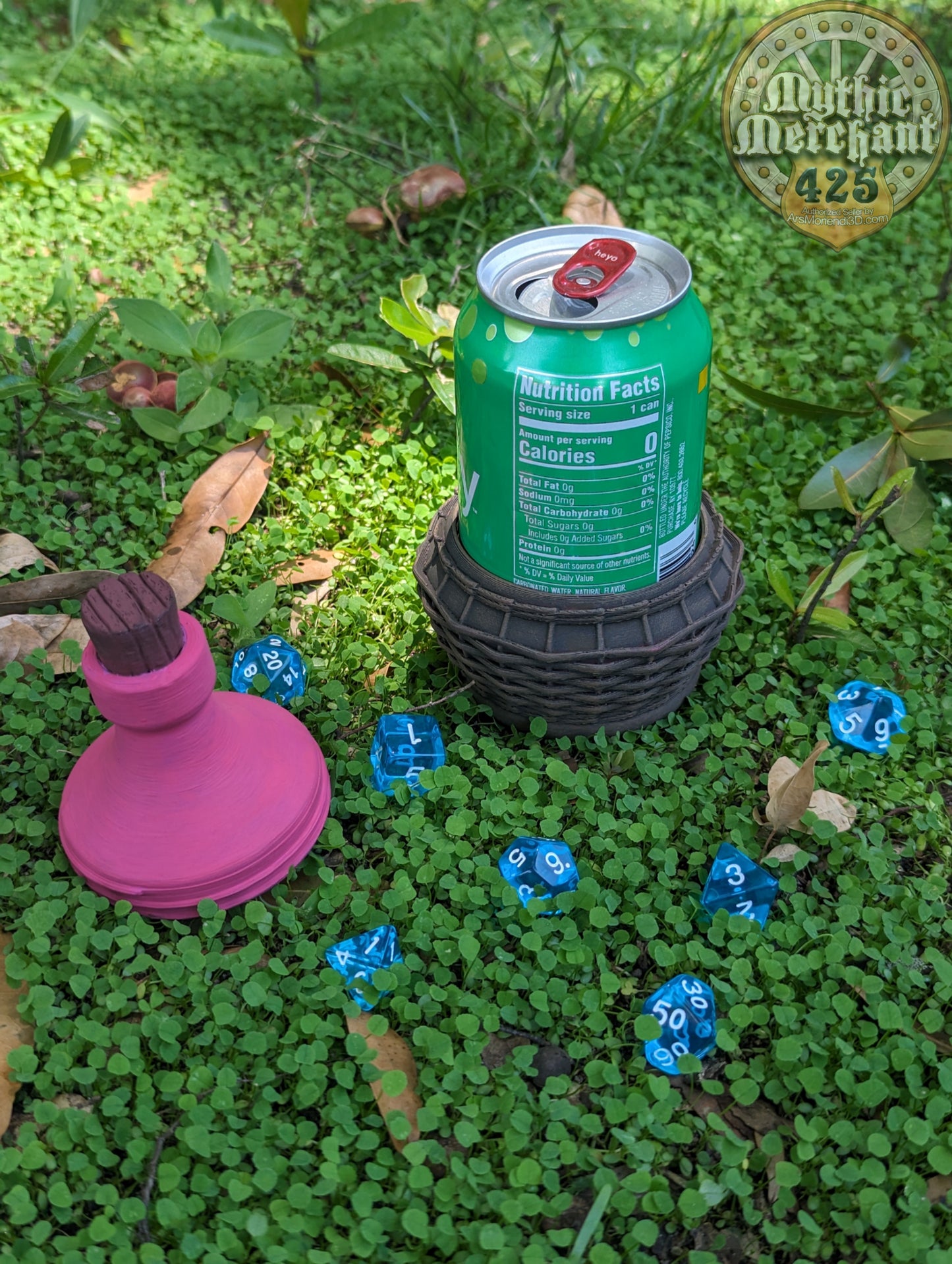 Halfling Hobbit Potion Bottle 3D Printed Dice Jail | Dice Vault | Mythic Mugs Collection by Ars Moriendi 3D- Embrace Whimsical Charm!