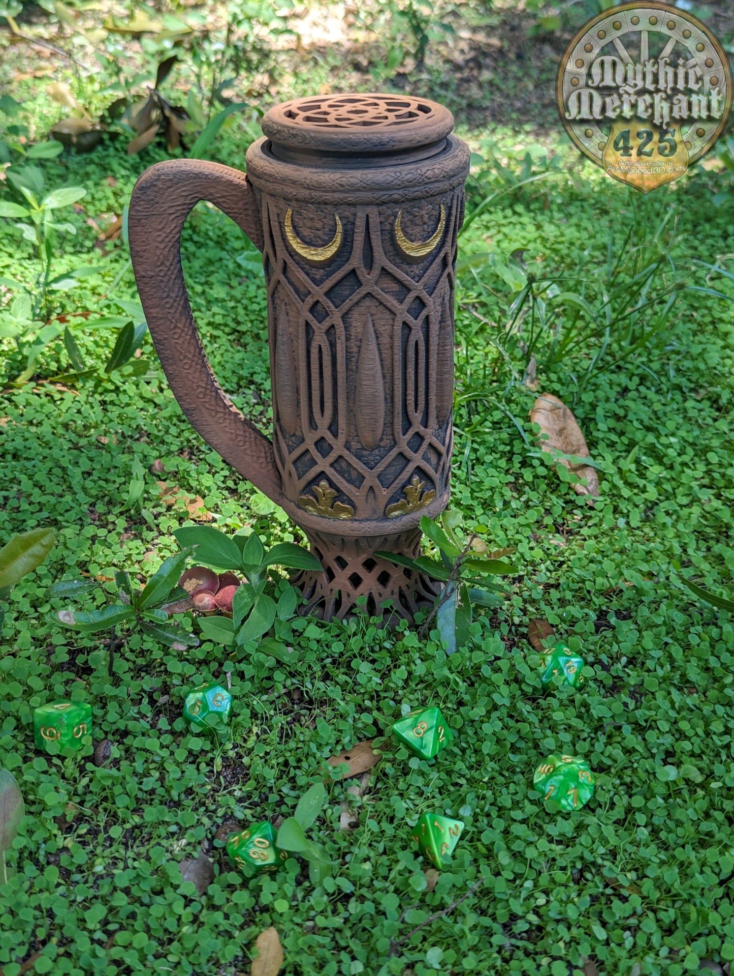 Elven 3D Printed Can Holder| Koozie | Elf Mug Stein | Mythic Mugs Collection by Ars Moriendi 3D- Embrace the Elegance of Elven Enchantment!