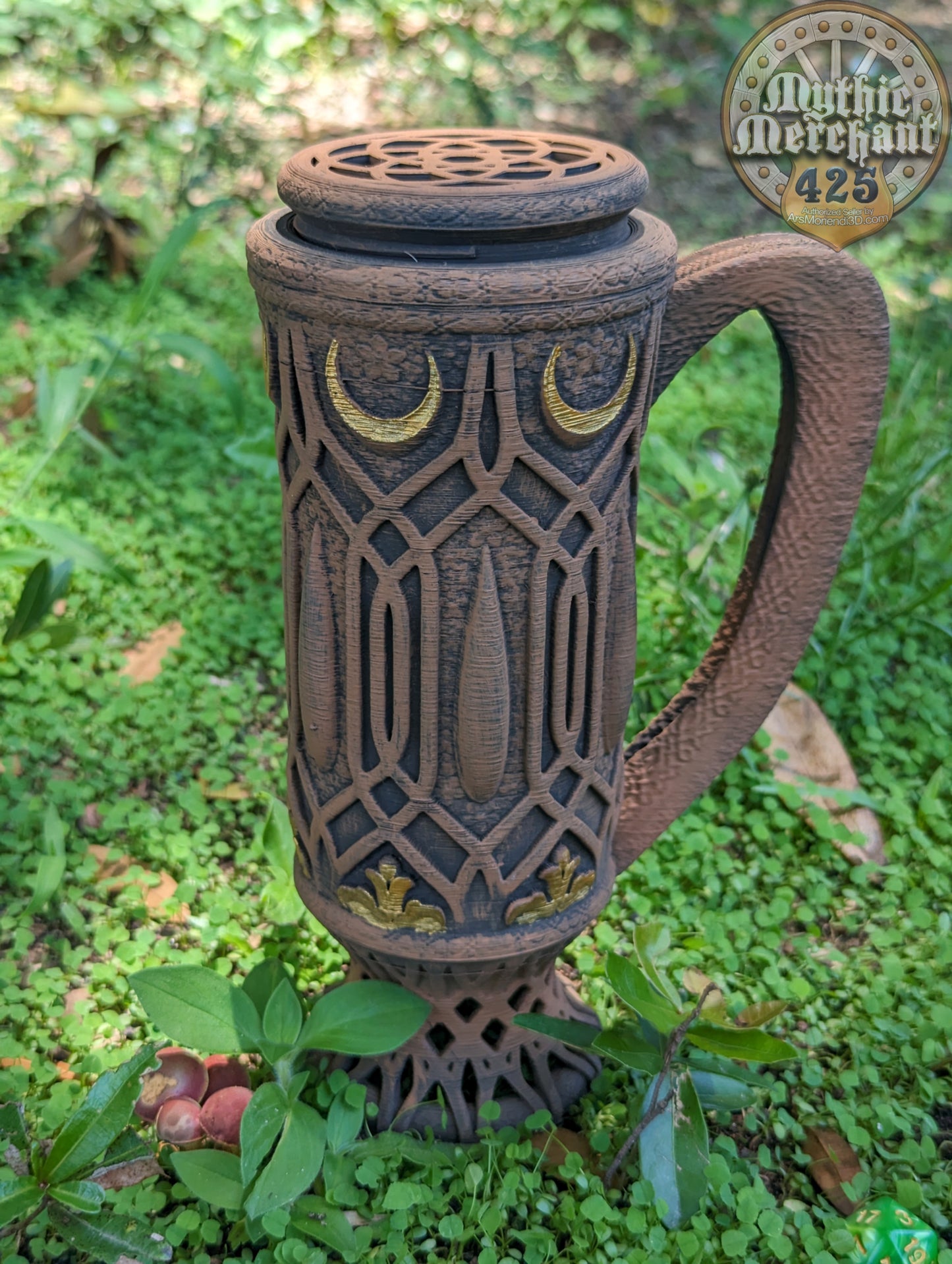 Elven 3D Printed Can Holder| Koozie | Elf Mug Stein | Mythic Mugs Collection by Ars Moriendi 3D- Embrace the Elegance of Elven Enchantment!