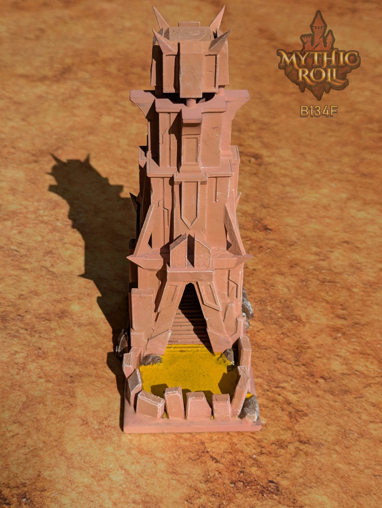 Ancient Monolith 3D Printed Dice Tower - Mythic Roll by Unchained Games - Step into a realm of primordial power!