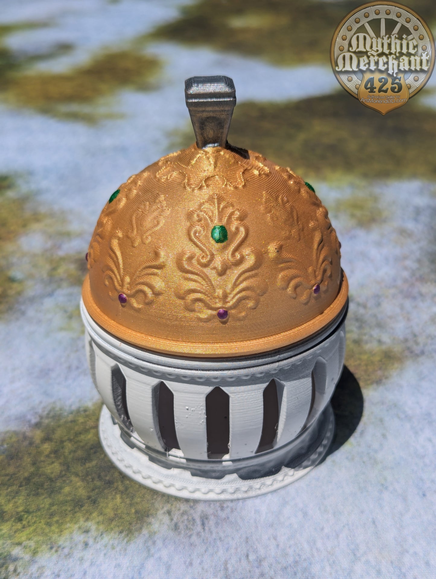 Cleric Class 3D Printed Dice Storage Box | Dice Vault | Dice Jail | Tabletop RPG Gaming Cosplay - Dungeons and Dragon DnD D&D Wargaming