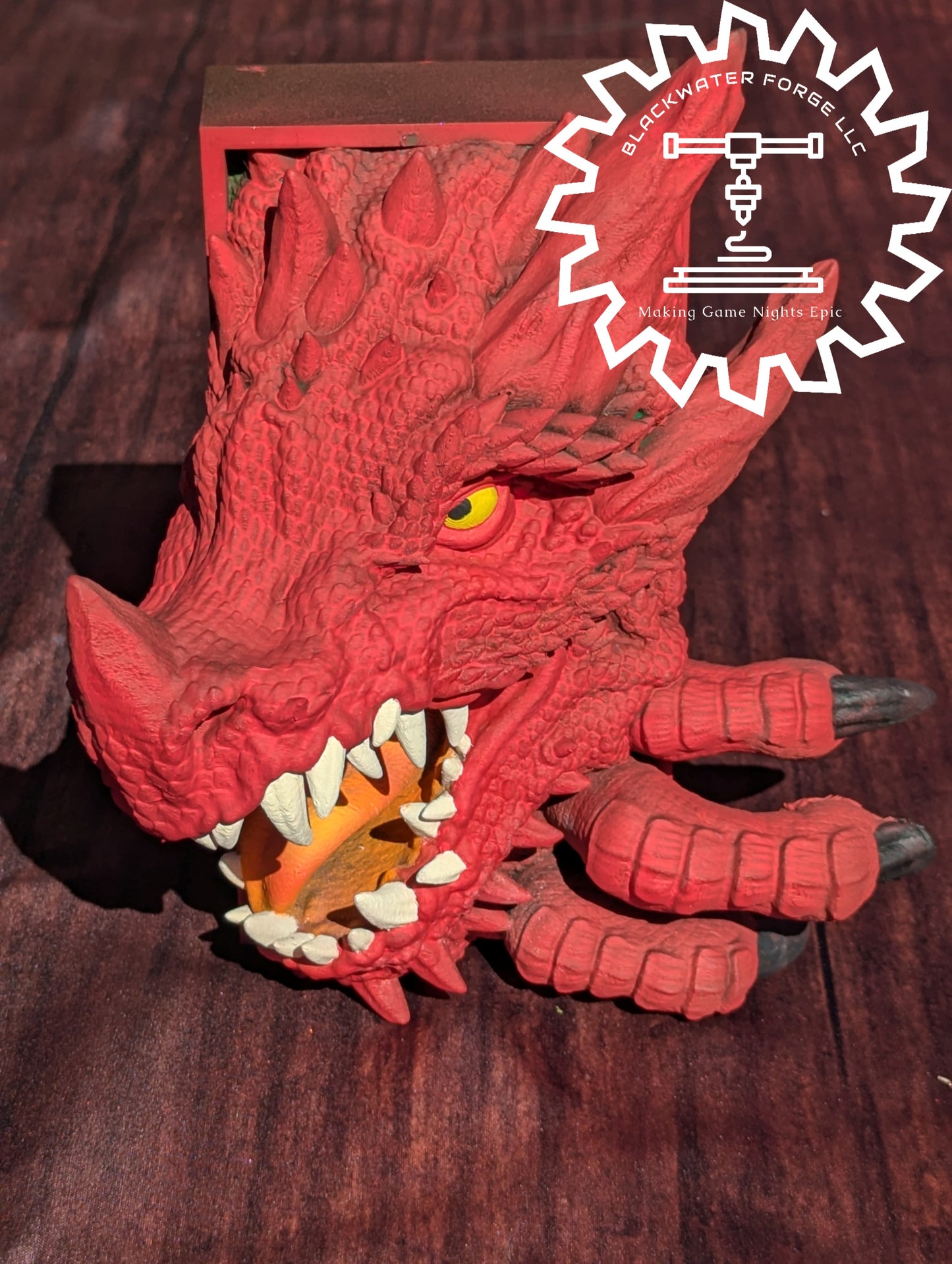 Dragon 3D Printed Book Nook- Miniatures of Madness- Transform your bookshelf into a Gateway to a Mythical Realm!