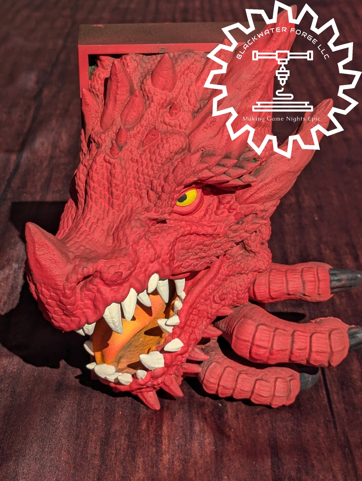 Dragon 3D Printed Book Nook- Miniatures of Madness- Transform your bookshelf into a Gateway to a Mythical Realm!