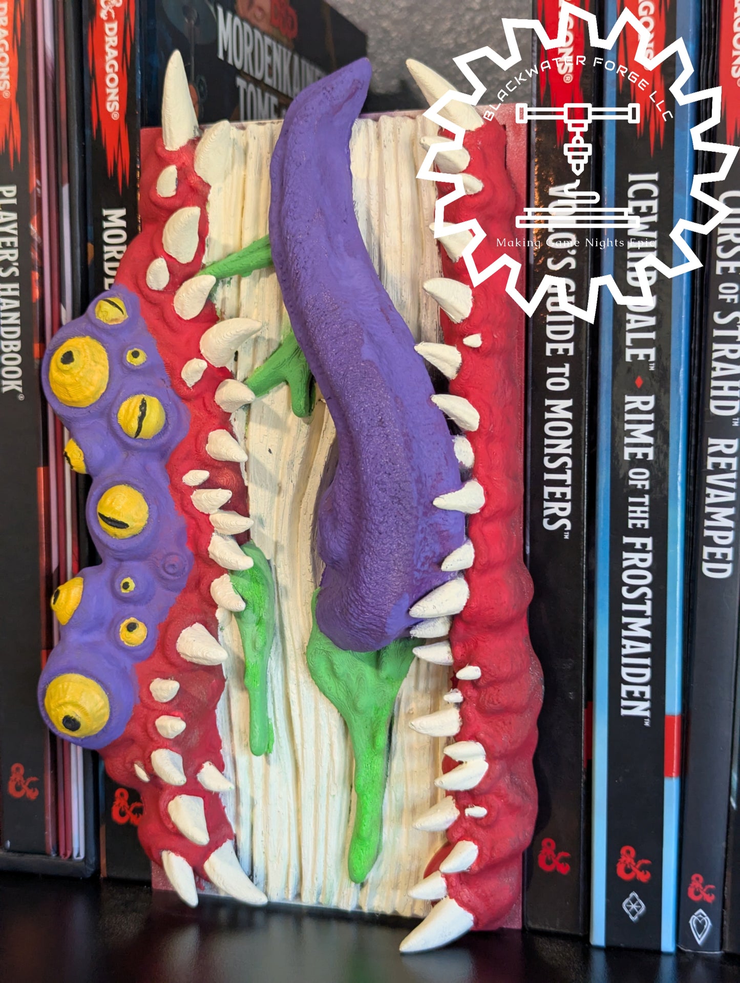 Mimic Monster 3D Printed Book Nook- Miniatures of Madness- Mimics are Everywhere!
