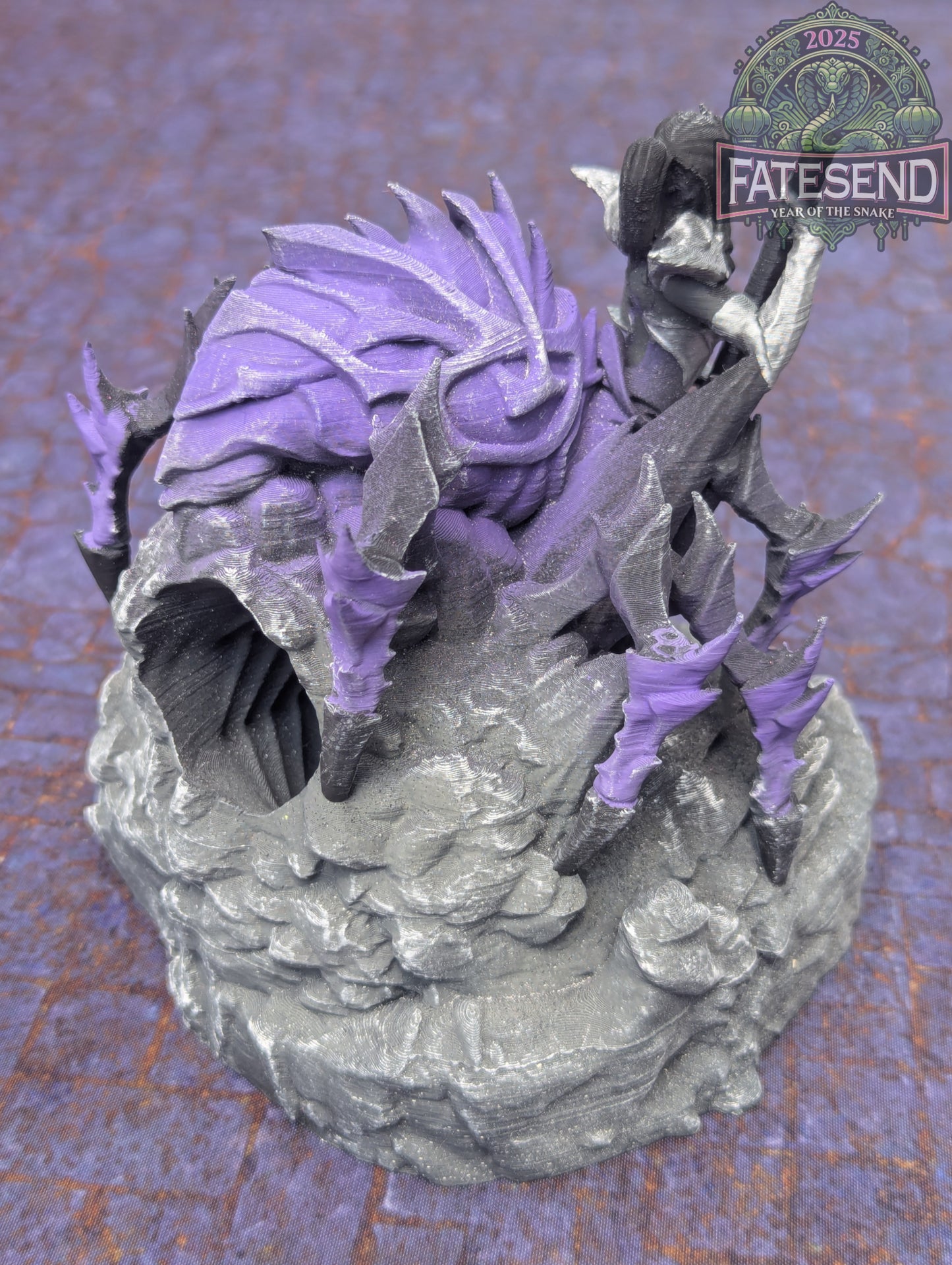 Drow Spider Queen 3D Printed Dice Tower by Kim Bolt - Fate's End Collection - Beware the Spider Queen of the Underdark!