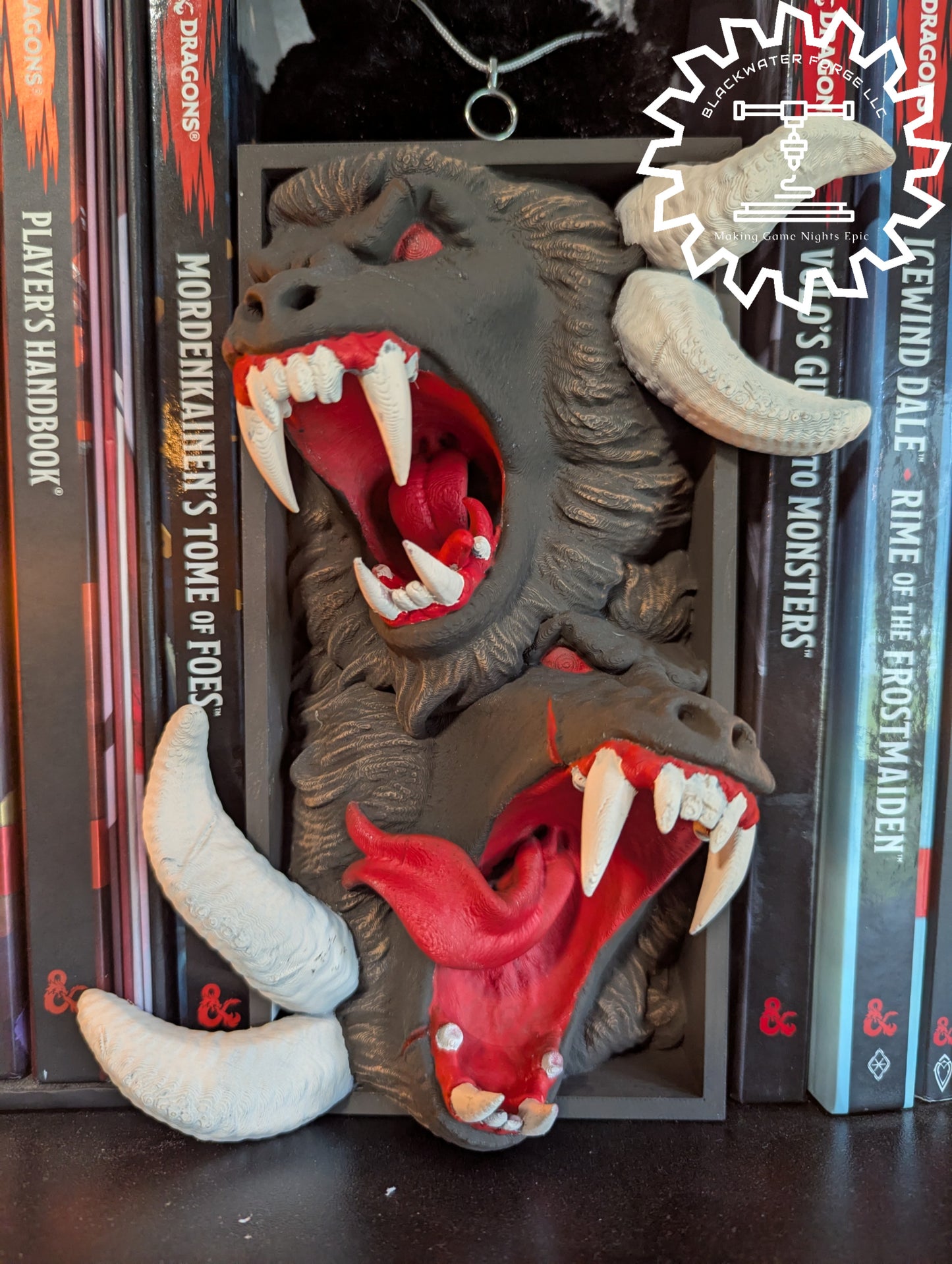 Bloodthirsty Demons 3D Printed Book Nook- Miniatures of Madness- Enter the Realm of Darkness!