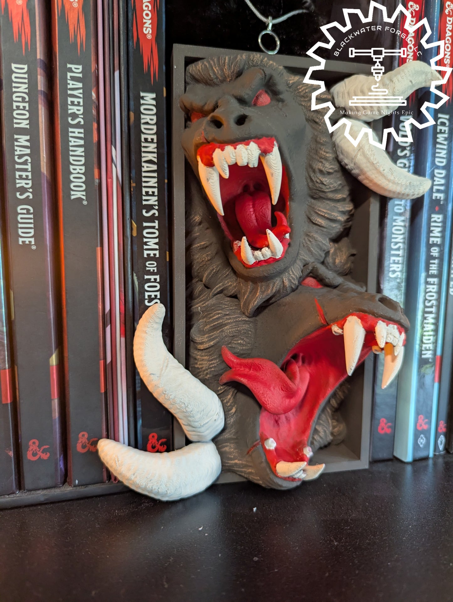 Bloodthirsty Demons 3D Printed Book Nook- Miniatures of Madness- Enter the Realm of Darkness!