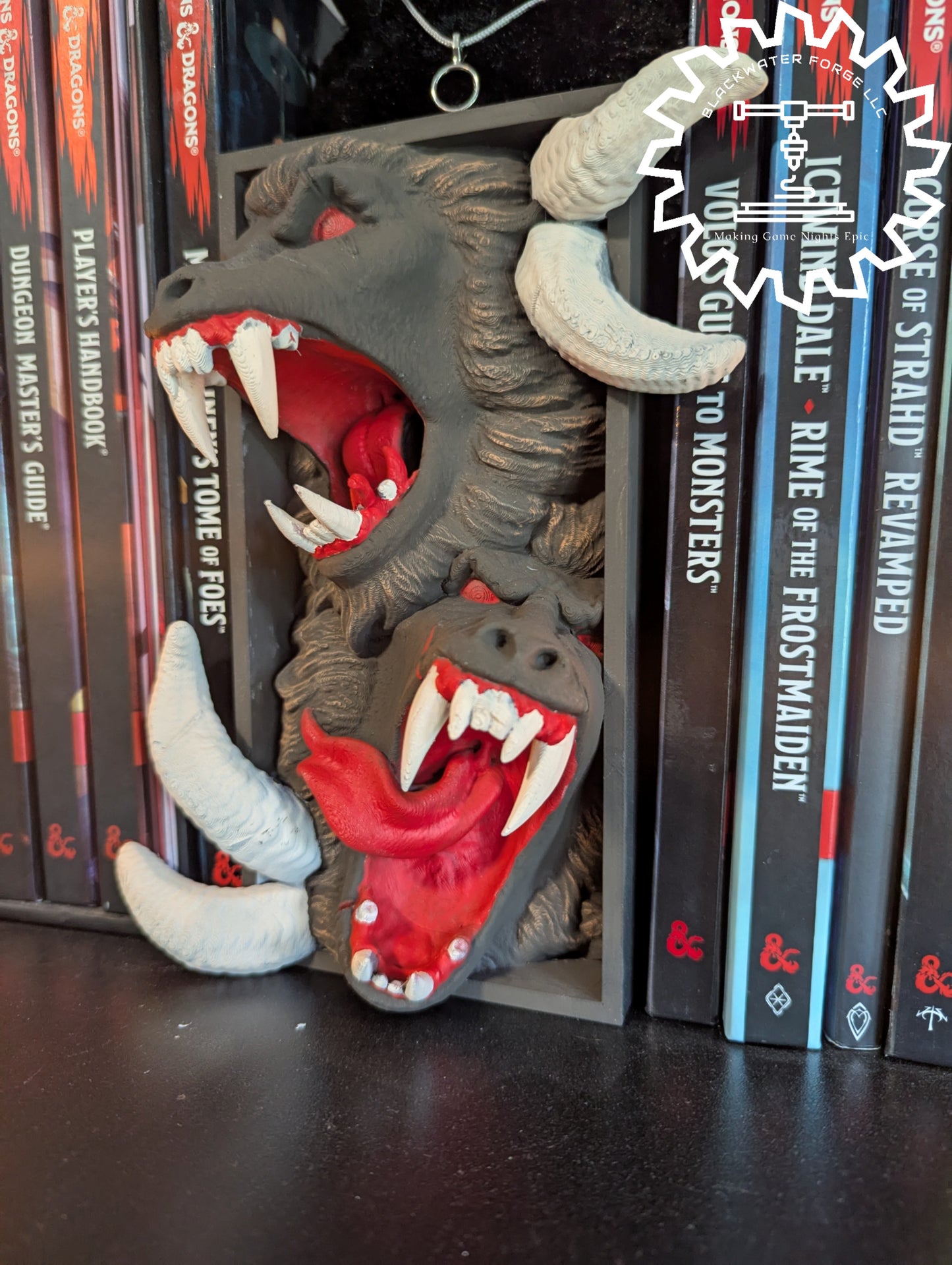Bloodthirsty Demons 3D Printed Book Nook- Miniatures of Madness- Enter the Realm of Darkness!