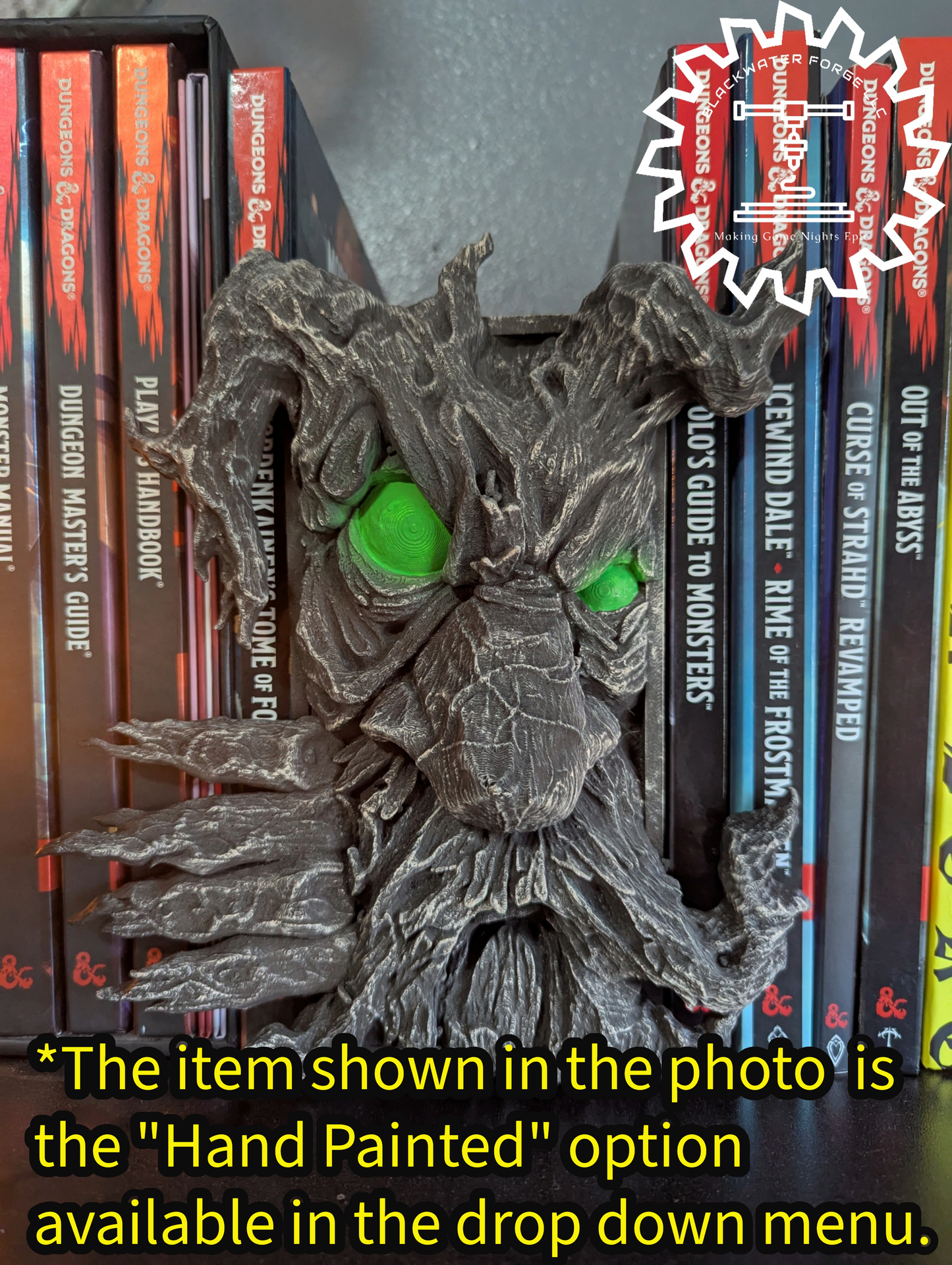 Treant 3D Printed Book Nook- Miniatures of Madness- Bring your bookshelf to life with the Treant Book Nook!