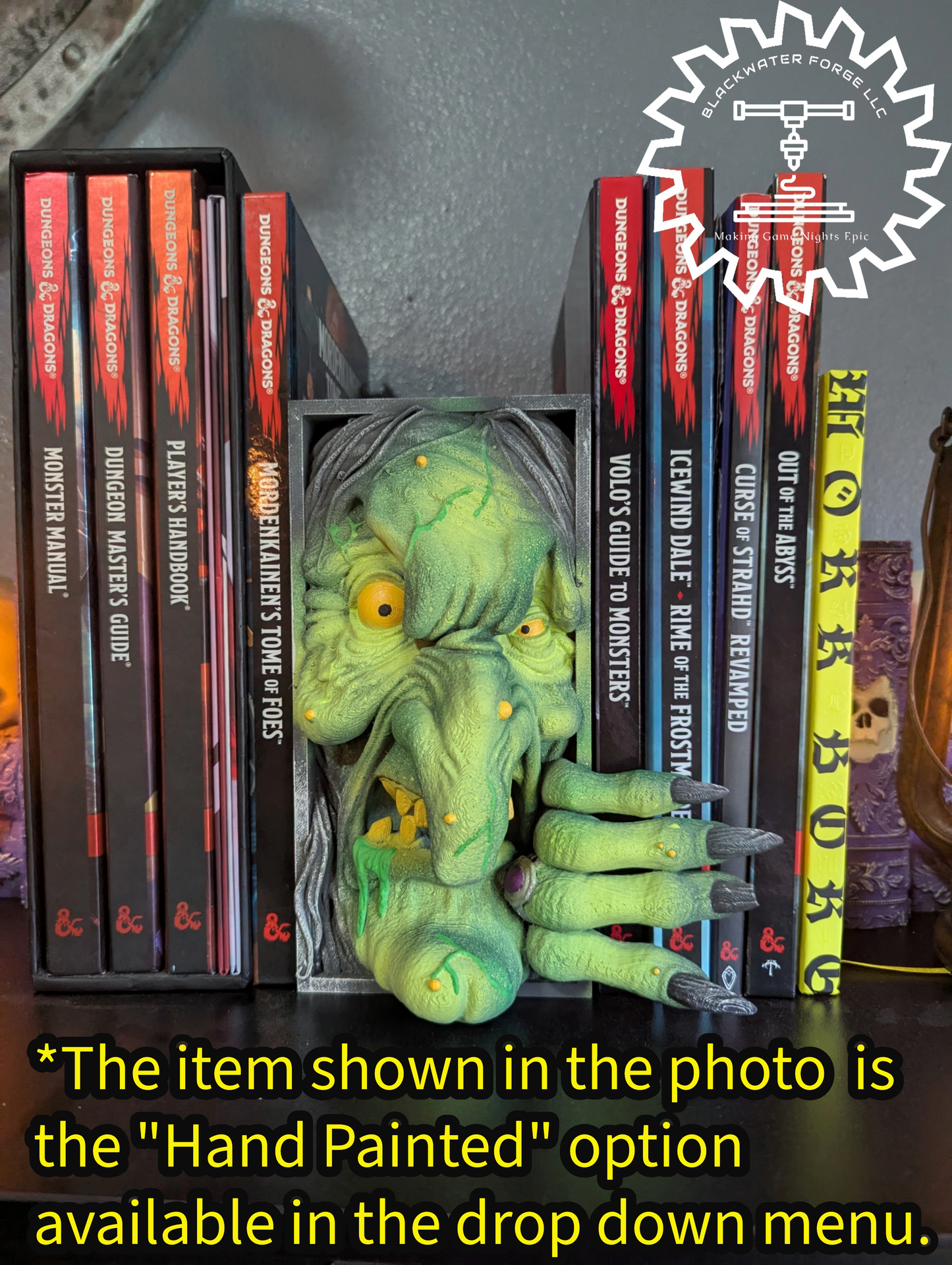Baba Yaga Witch 3D Printed Book Nook- Miniatures of Madness- Bring Eerie Folklore to Life!