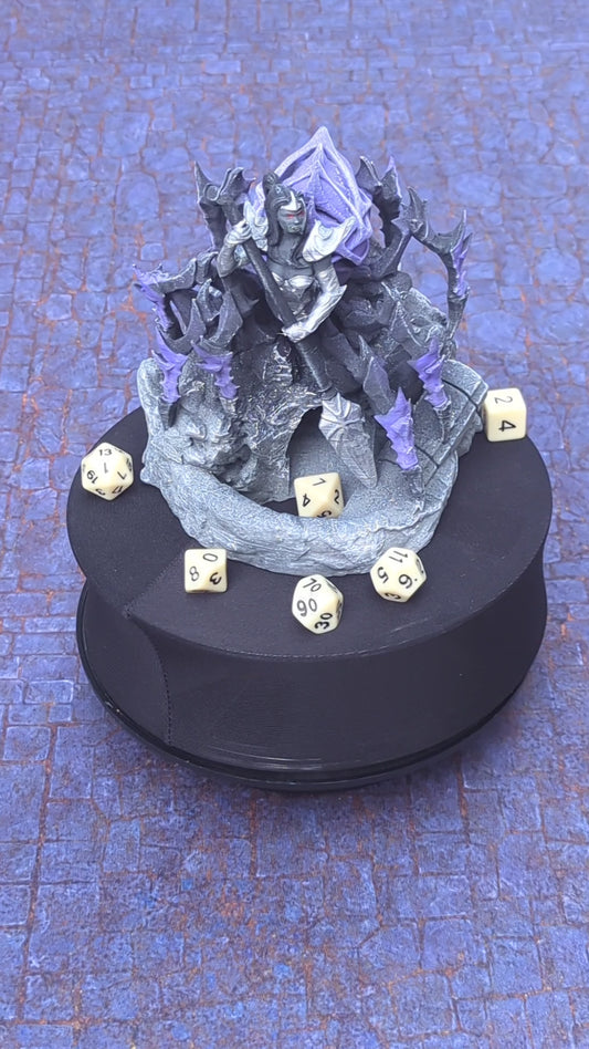 Drow Spider Queen 3D Printed Dice Tower by Kim Bolt - Fate's End Collection - Beware the Spider Queen of the Underdark!