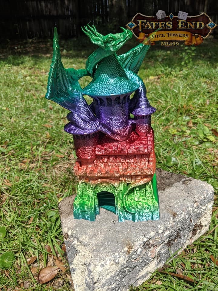 Dragon Dice Tower - Fate's End Collection - Ignite Epic Adventures with the Breath of Mythical Beasts!