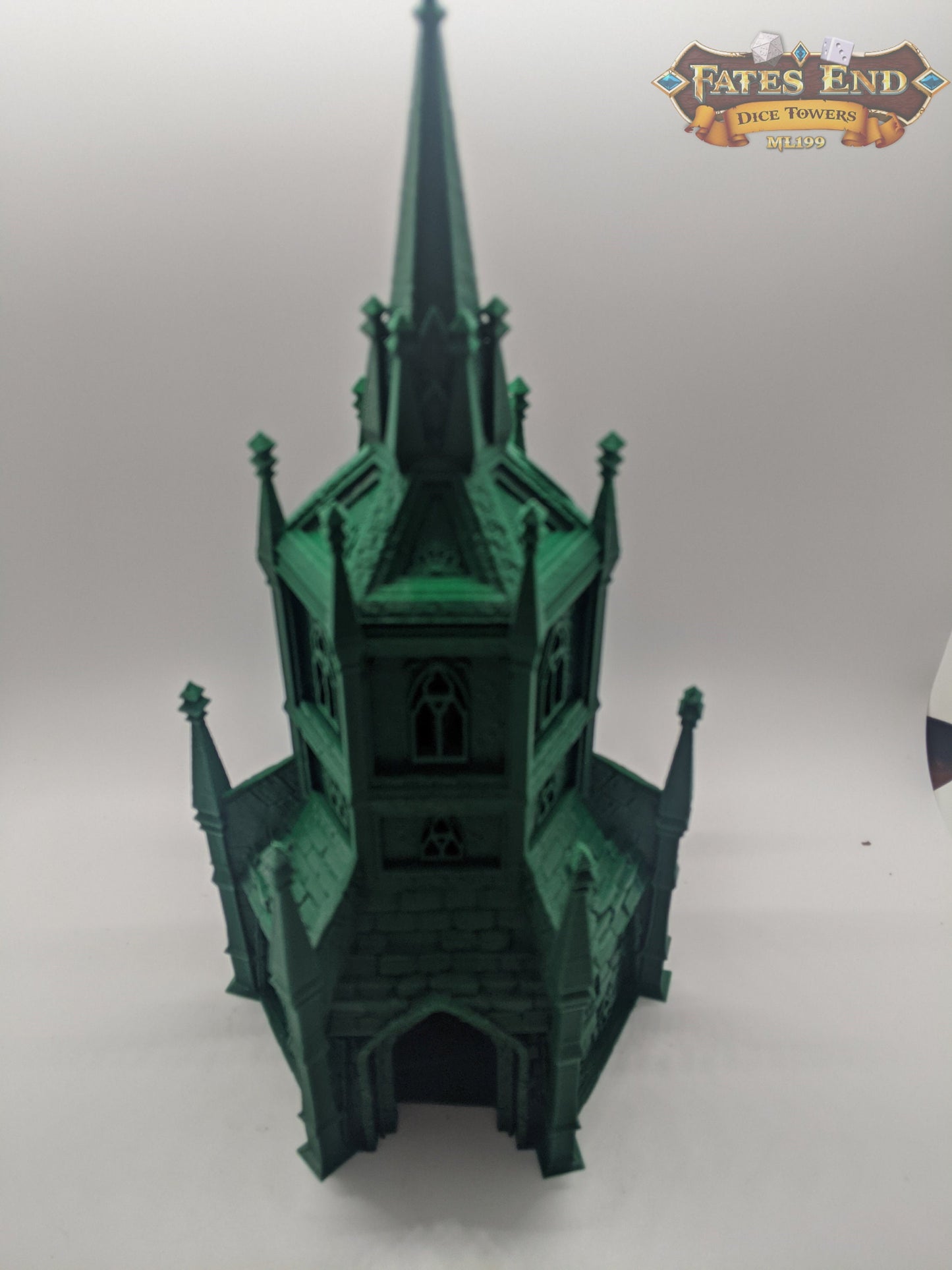 Paladin 3D Printed Dice Tower - Fate's End Collection - A Beacon of Honor!