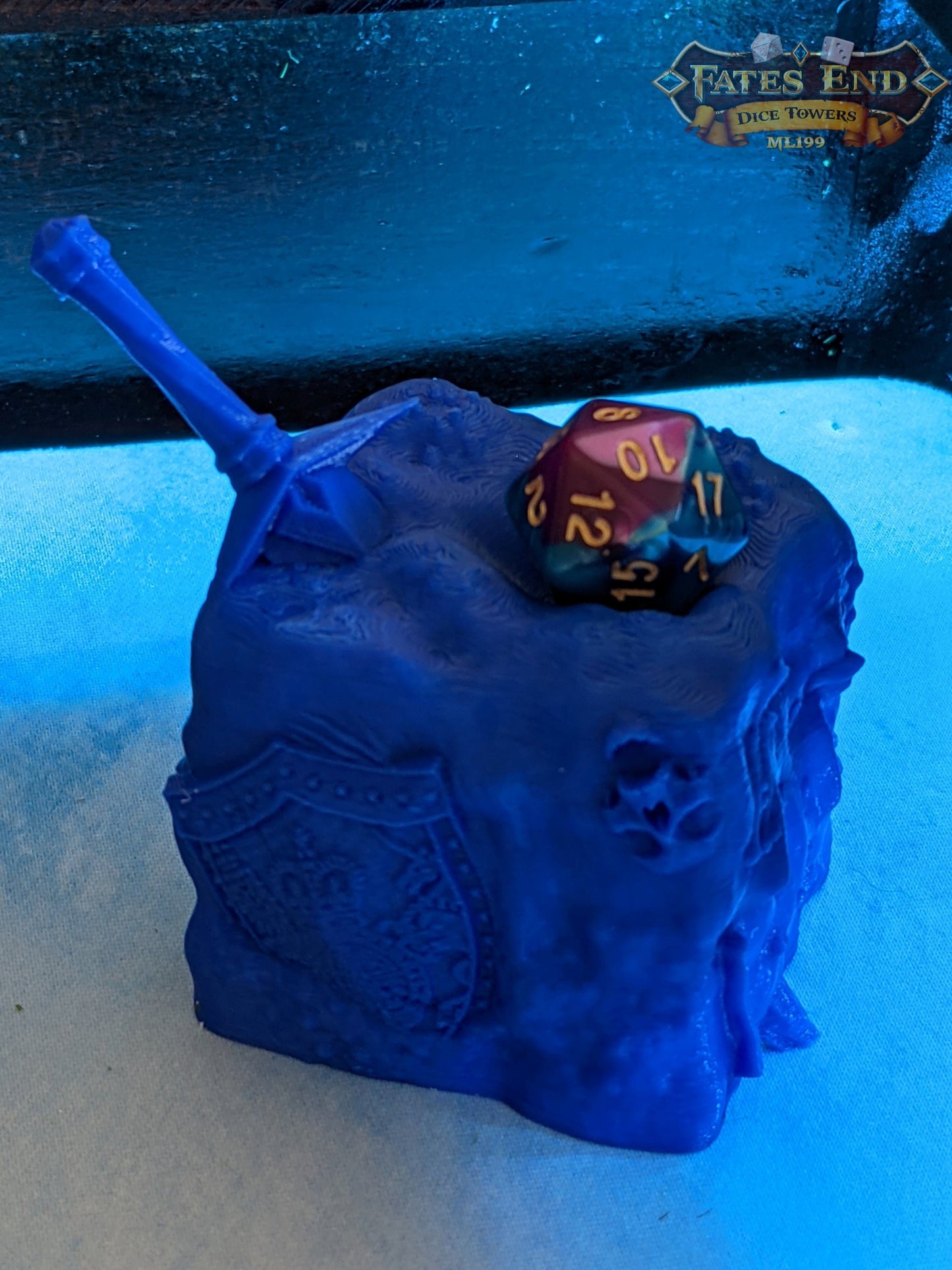 Gelatinous Cube 3D Printed Dice Jail | RPG Dice Vault | D20 Storage Box | Player Gift - Embrace the Curious Confinement!