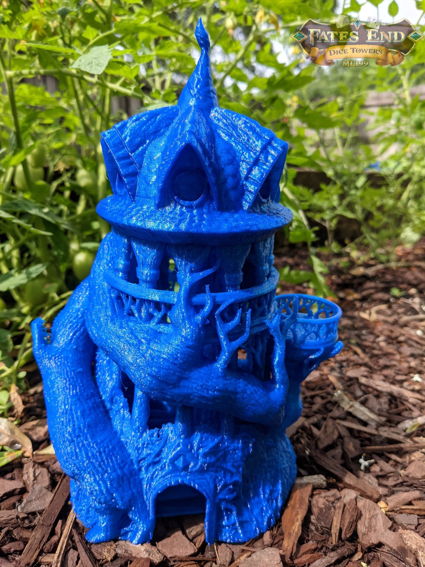 Druid 3D Printed Dice Tower - Fate's End Collection - Harness Nature's Magic and Ancient Rituals with Every Roll!