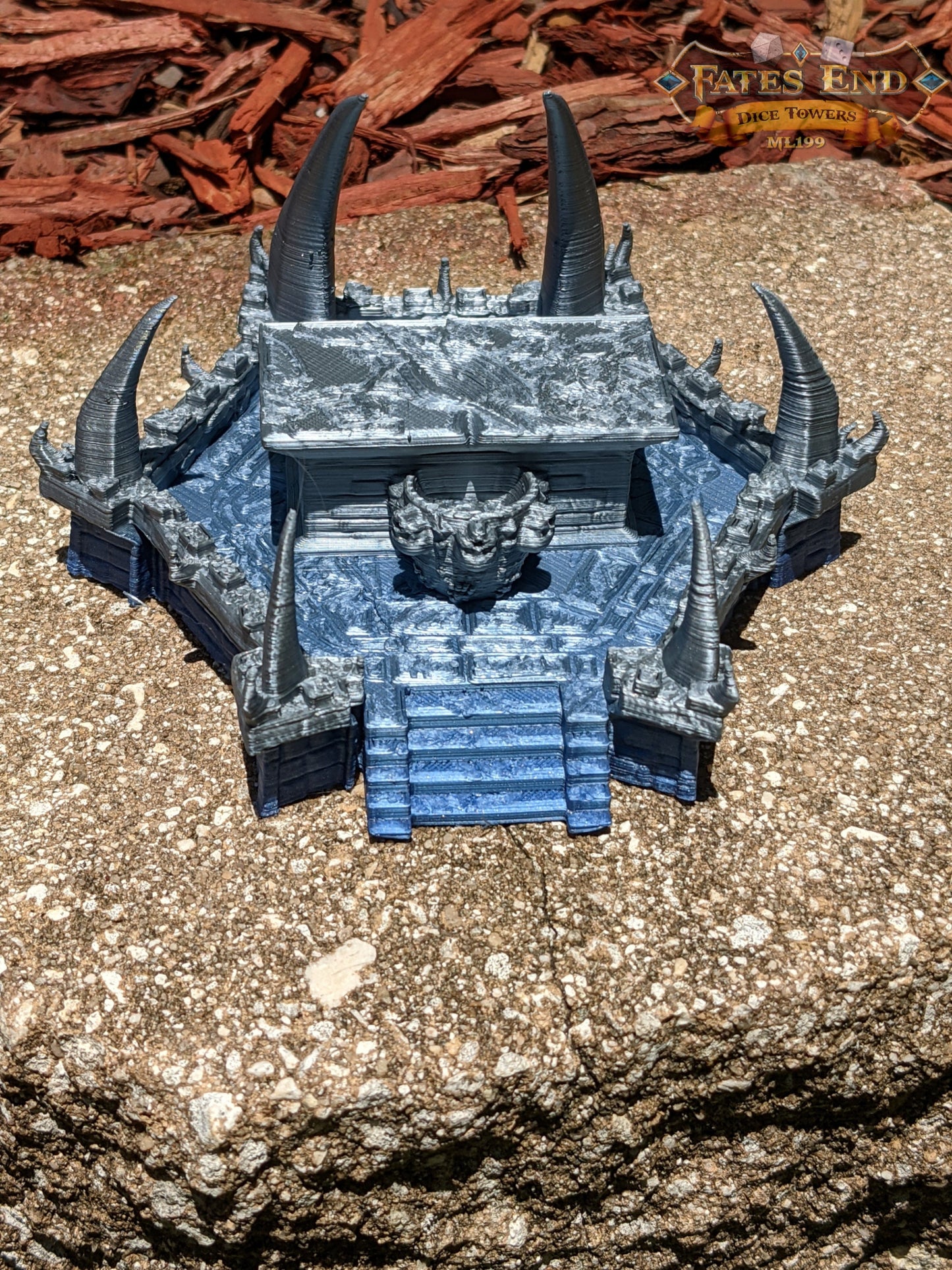 Sacrificial Evil Altar for D20 Dice - 3D Printed Dice Jail | RPG Dice Vault | DnD Player Gift - Do you have a worthy sacrifice?
