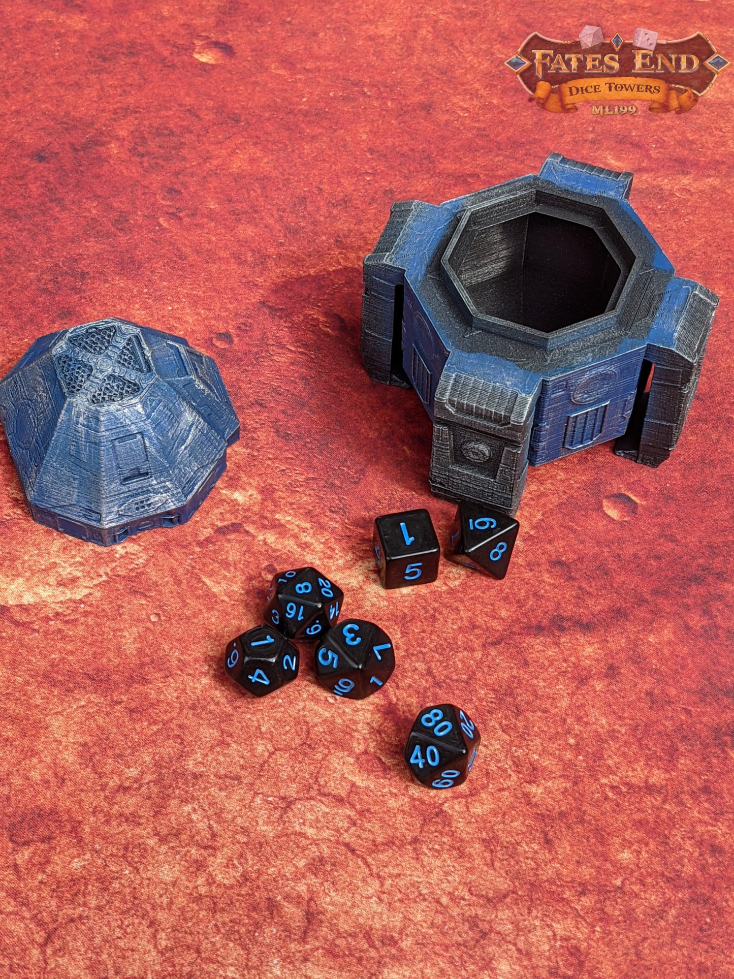 Escape Pod 3D Printed Dice Jail | RPG Dice Vault | D20 Storage Box | Player Gift - Buckle up and prepare for an intergalactic journey!