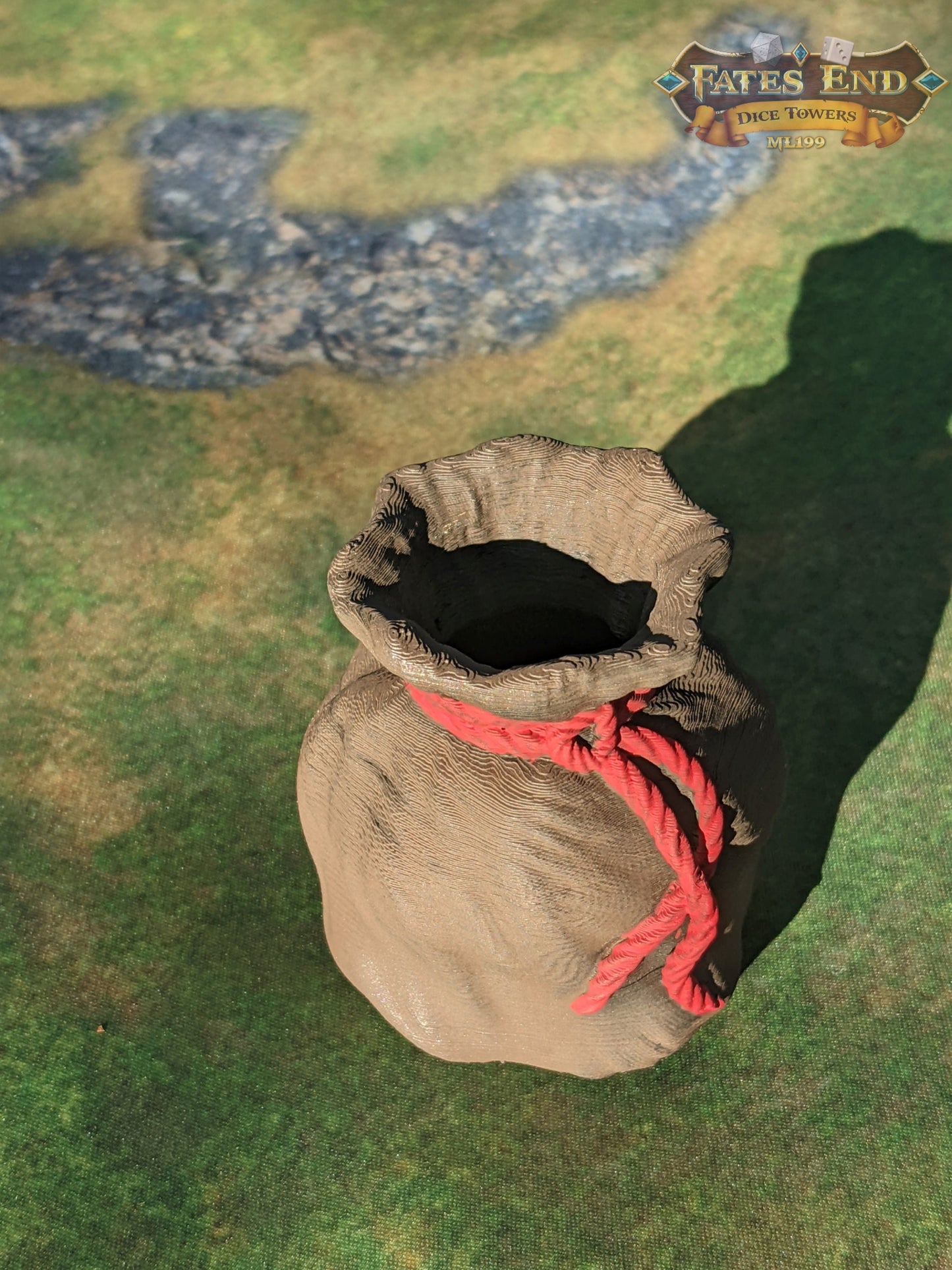 Bag of Holding 3D Printed Dice Jail | RPG Dice Vault | D20 Storage Box | Player Gift - Store Your Dice in Enchanted Depths Beyond Reality!