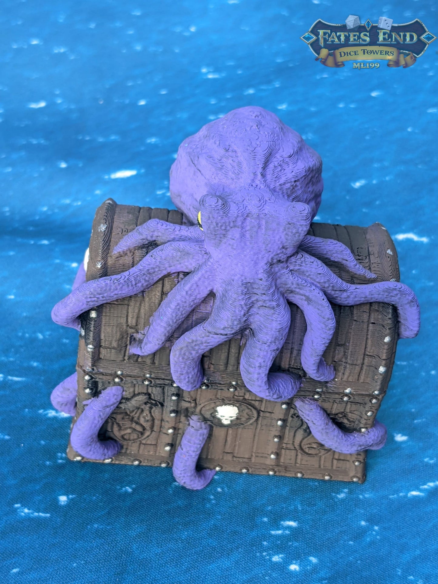 Davy Jones Locker 3D Printed Octopus Dice Jail | Pirate Dice Vault | D20 Box | Player Gift -Buried in the Sunken Depths of Legendary Lore!