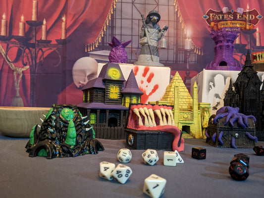 Gothic Horror Mystery Loot Box - Dice Towers and Dice Jails/Prisons/Vaults - Hand Painted and Non-Hand Painted Options- DnD D&D RPG Cosplay