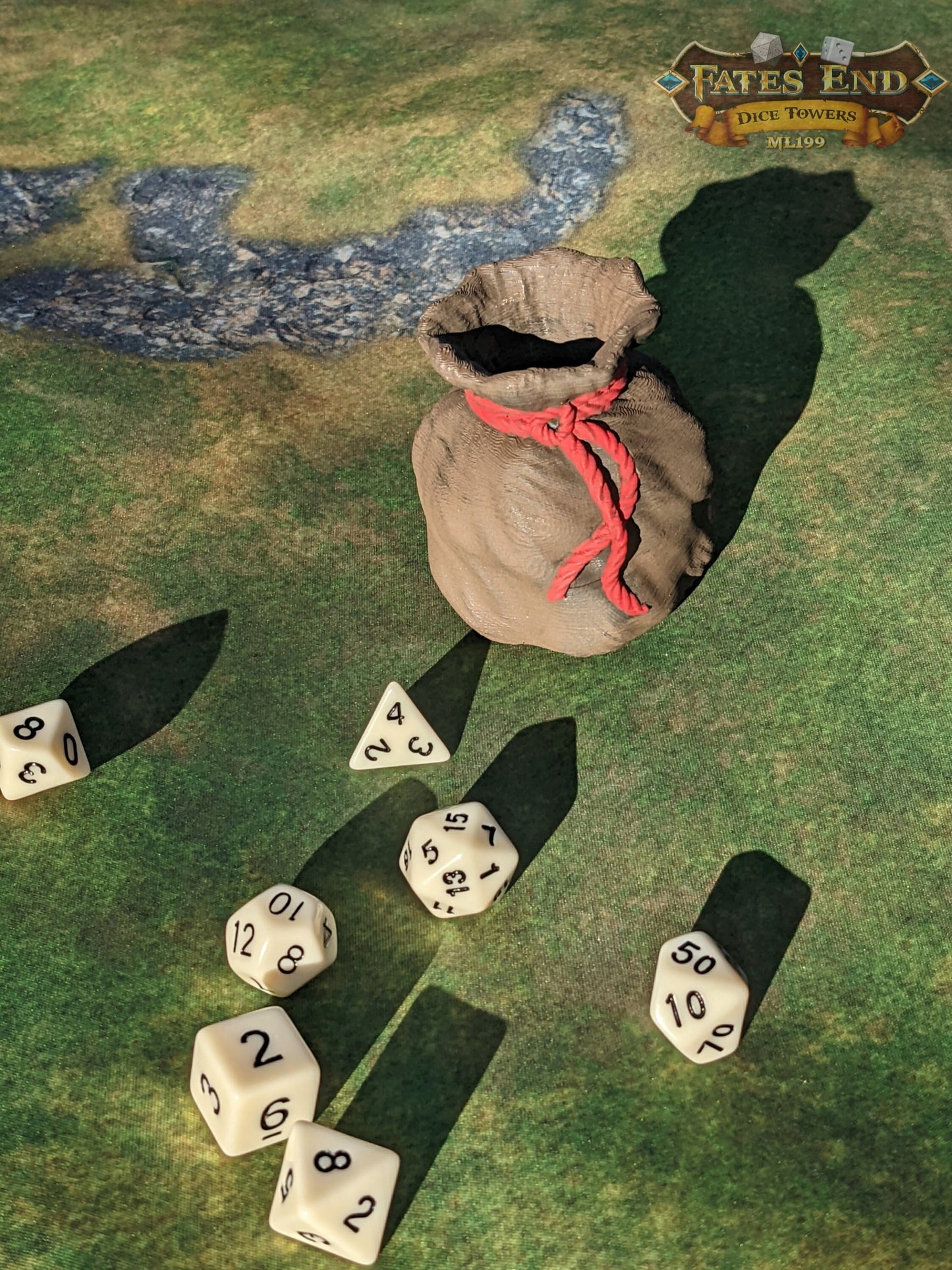 Bag of Holding 3D Printed Dice Jail | RPG Dice Vault | D20 Storage Box | Player Gift - Store Your Dice in Enchanted Depths Beyond Reality!