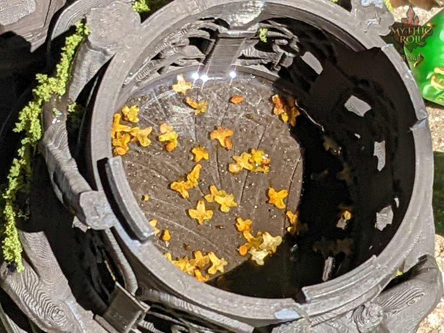 Elanor's Garden 3D Printed Dice Jail | RPG Dice Vault | D20 Storage Box | Player Gift - Mythic Roll Collection by Unchained Games.