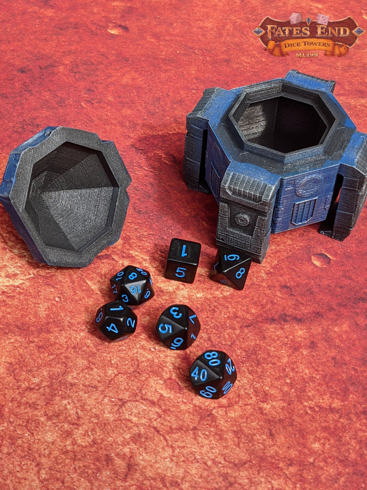 Escape Pod 3D Printed Dice Jail | RPG Dice Vault | D20 Storage Box | Player Gift - Buckle up and prepare for an intergalactic journey!