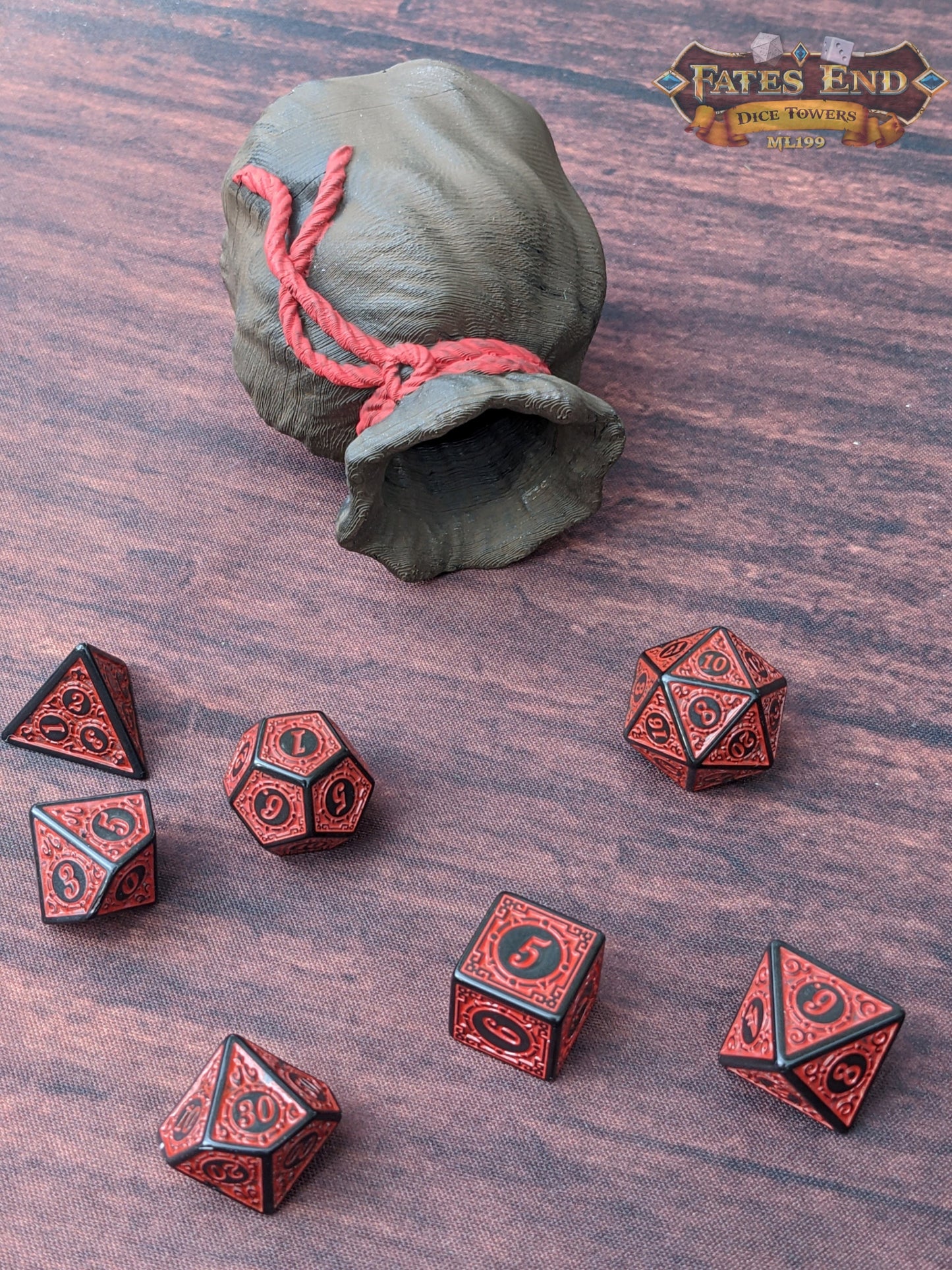 Bag of Holding 3D Printed Dice Jail | RPG Dice Vault | D20 Storage Box | Player Gift - Store Your Dice in Enchanted Depths Beyond Reality!