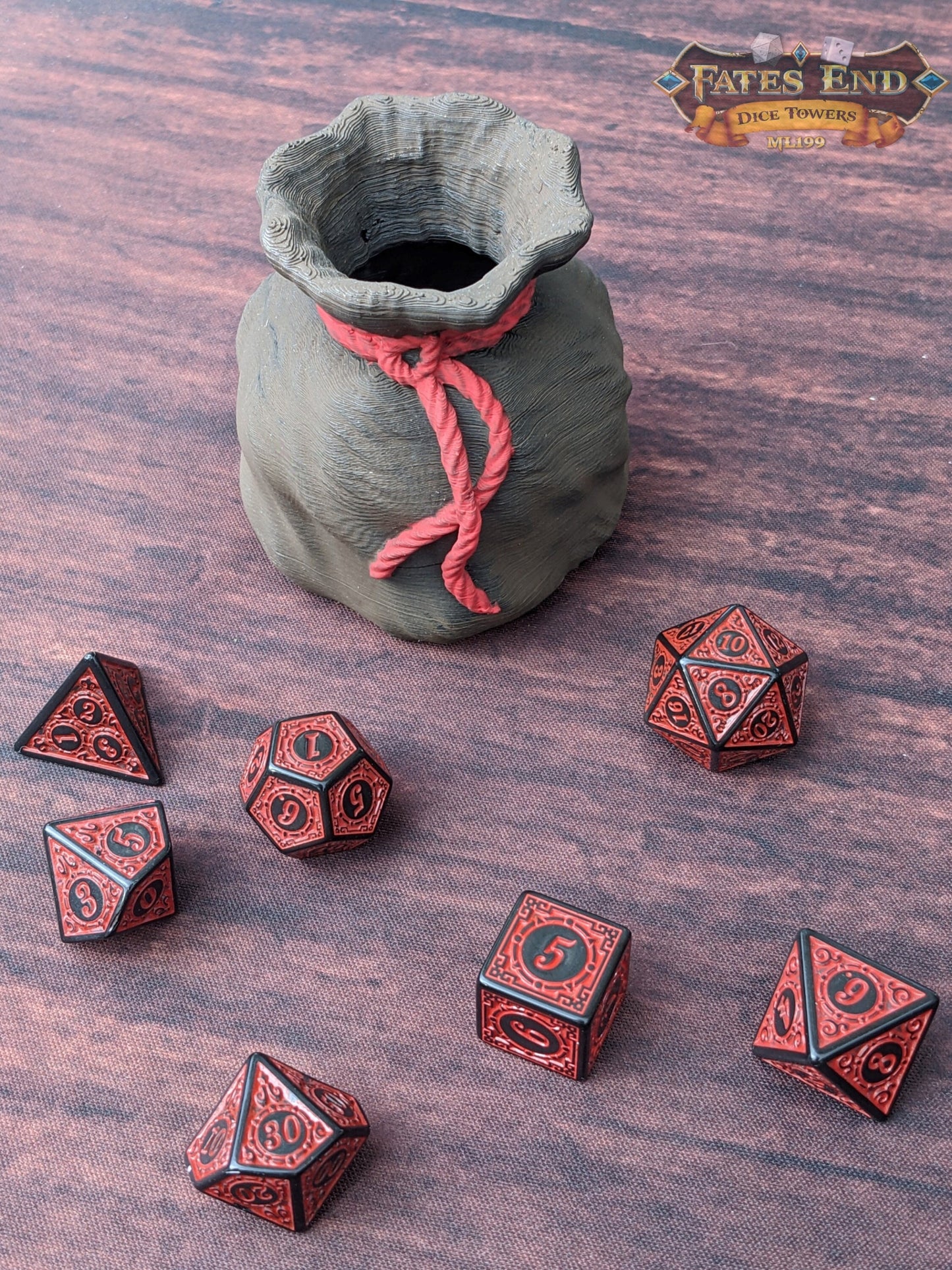 Bag of Holding 3D Printed Dice Jail | RPG Dice Vault | D20 Storage Box | Player Gift - Store Your Dice in Enchanted Depths Beyond Reality!