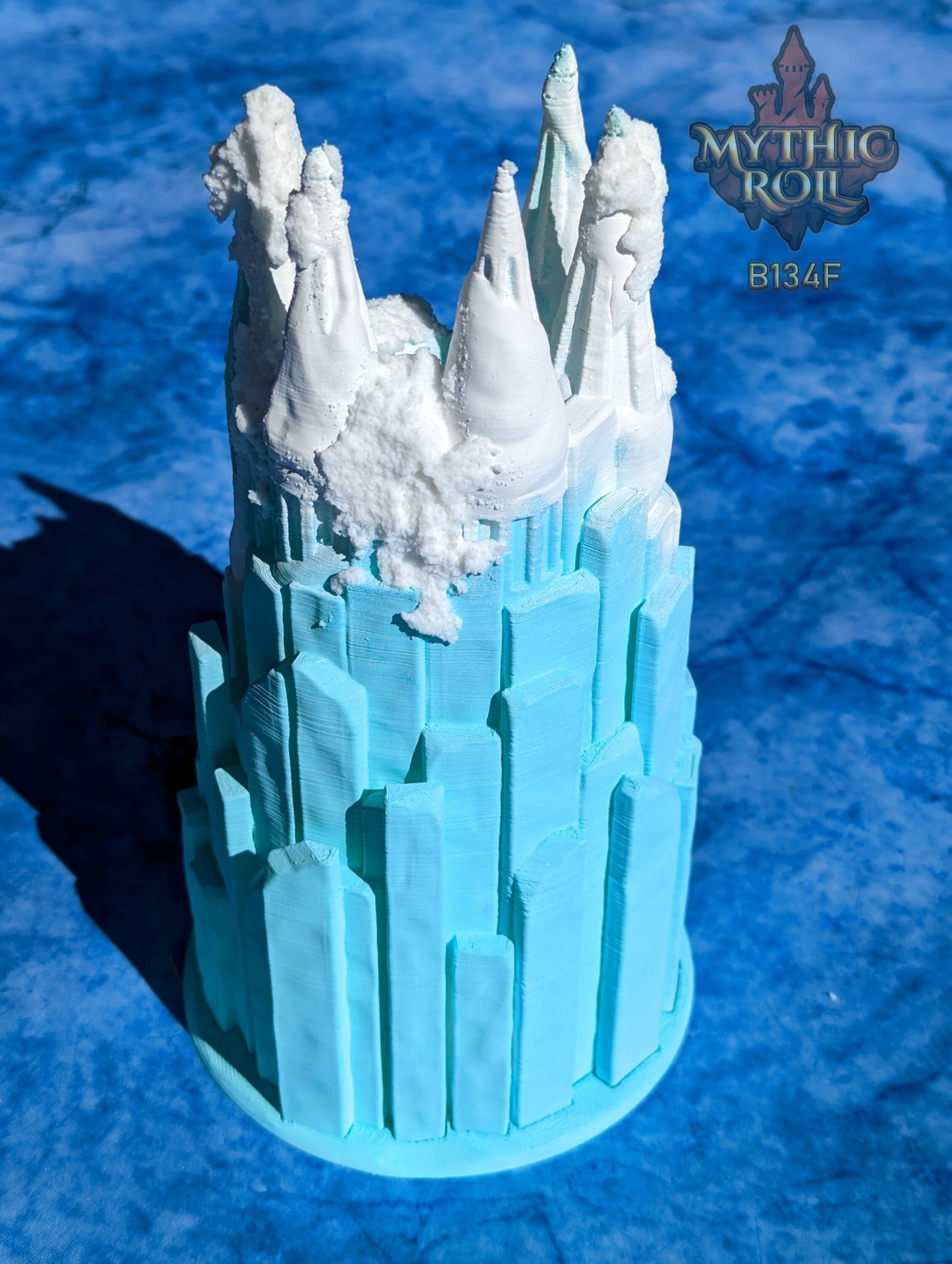 Frost Giant 3D Printed Dice Tower - Mythic Roll Collection by Unchained Games - Unleash the Frozen Might of the Frost Giants!
