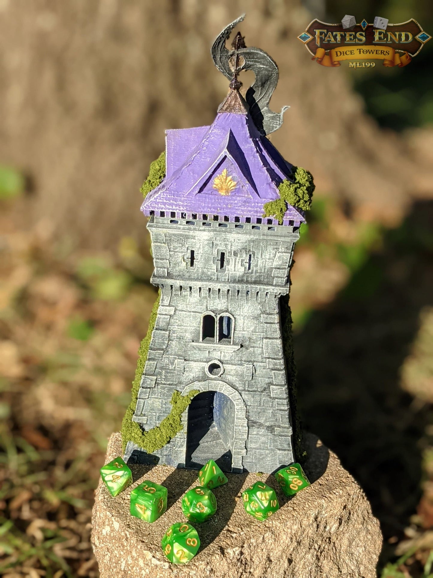 Ranger 3D Printed Dice Tower - Fate's End Collection - Guiding your Arrows to their True Targets!