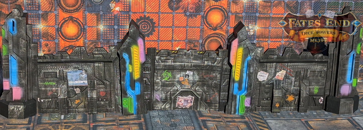 Dungeon Master Screen/Game Master Screen- Cyberpunk/SciFi/Alien-Fate's End Collection