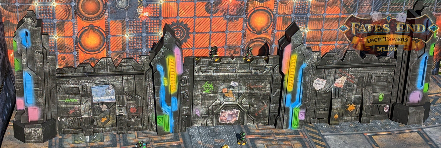 Dungeon Master Screen/Game Master Screen- Cyberpunk/SciFi/Alien-Fate's End Collection