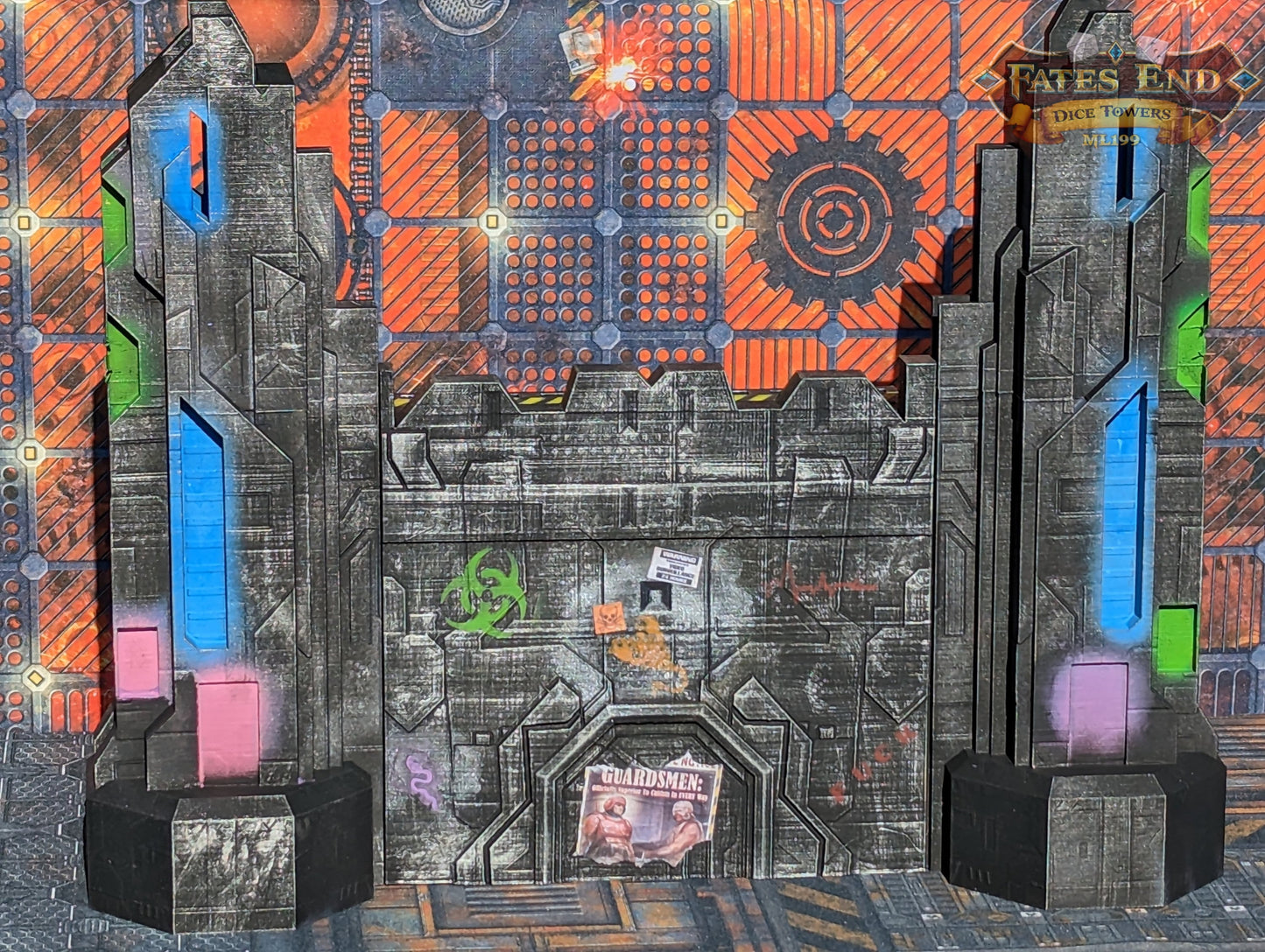 Dungeon Master Screen/Game Master Screen- Cyberpunk/SciFi/Alien-Fate's End Collection